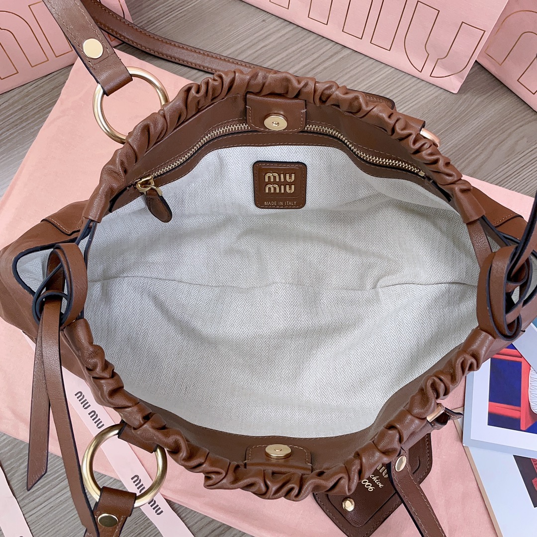M*um*u casual style street style 2way plain leather party style-44 x 16 x10.5cm