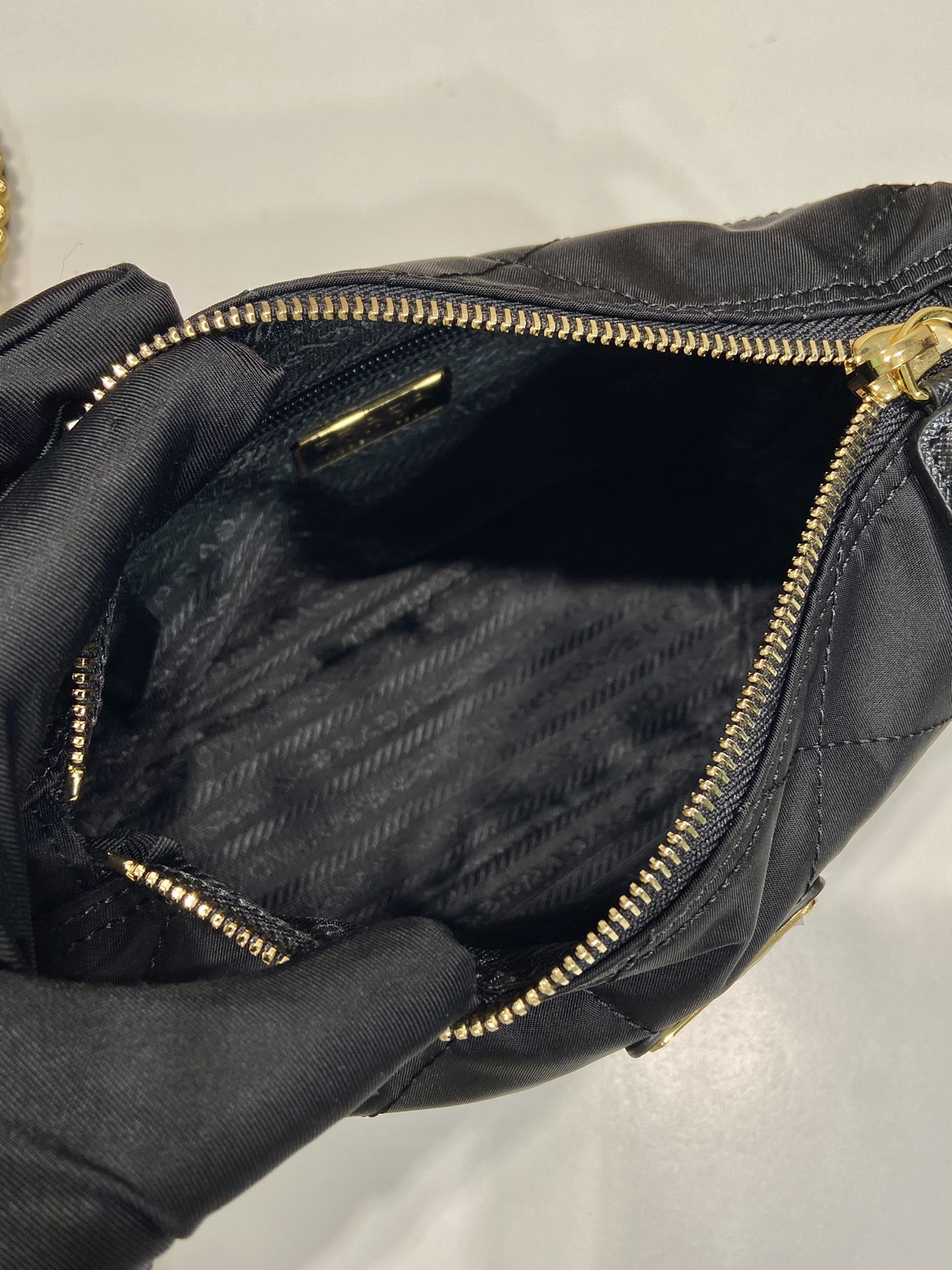 Pra*a vintage chain bag-1bd646-22*19*8cm