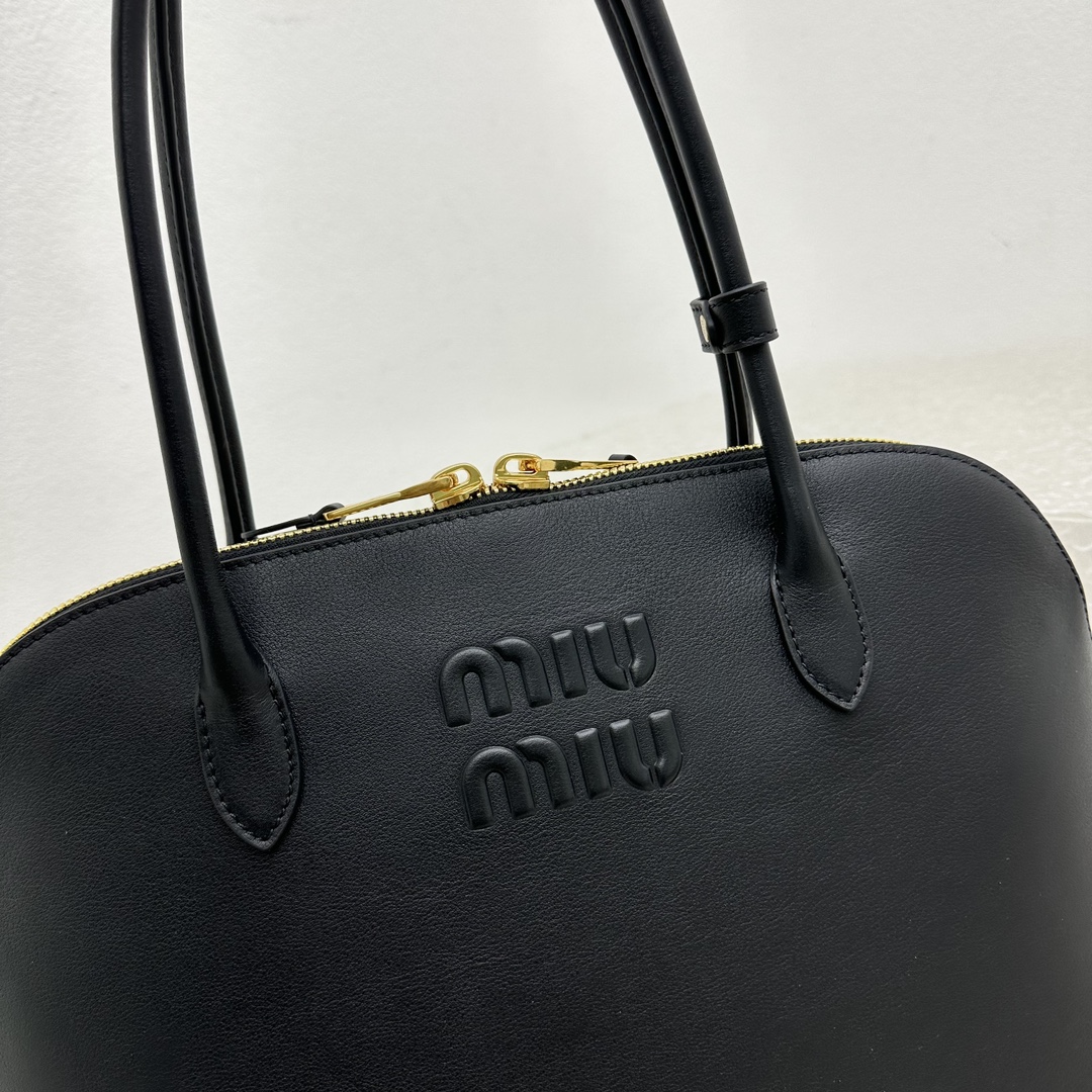 M*um*u casual style plain leather elegant style bridal logo-39*17*28cm