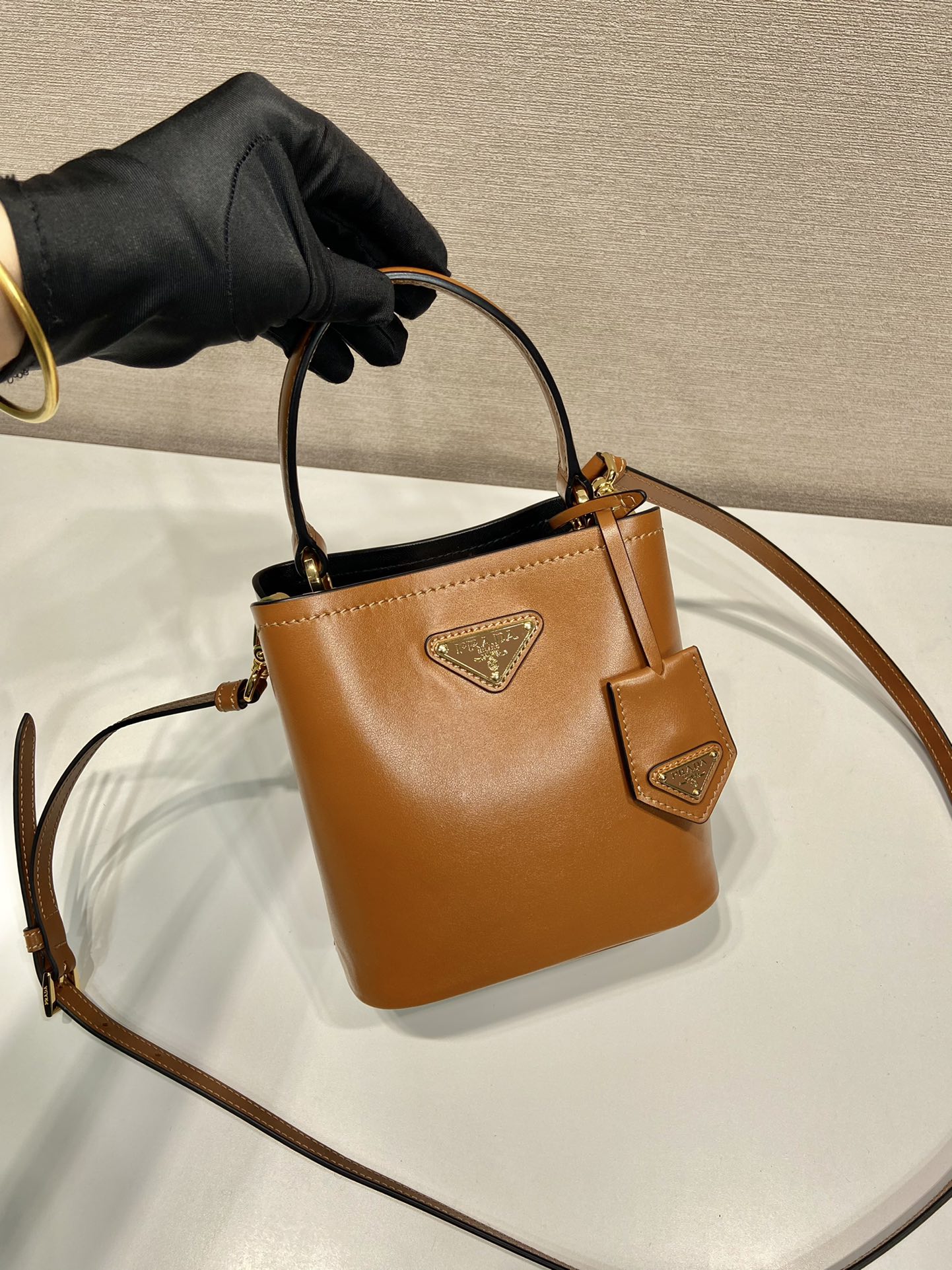 Pra*a 1ba373 tote-15*16*9.5cm