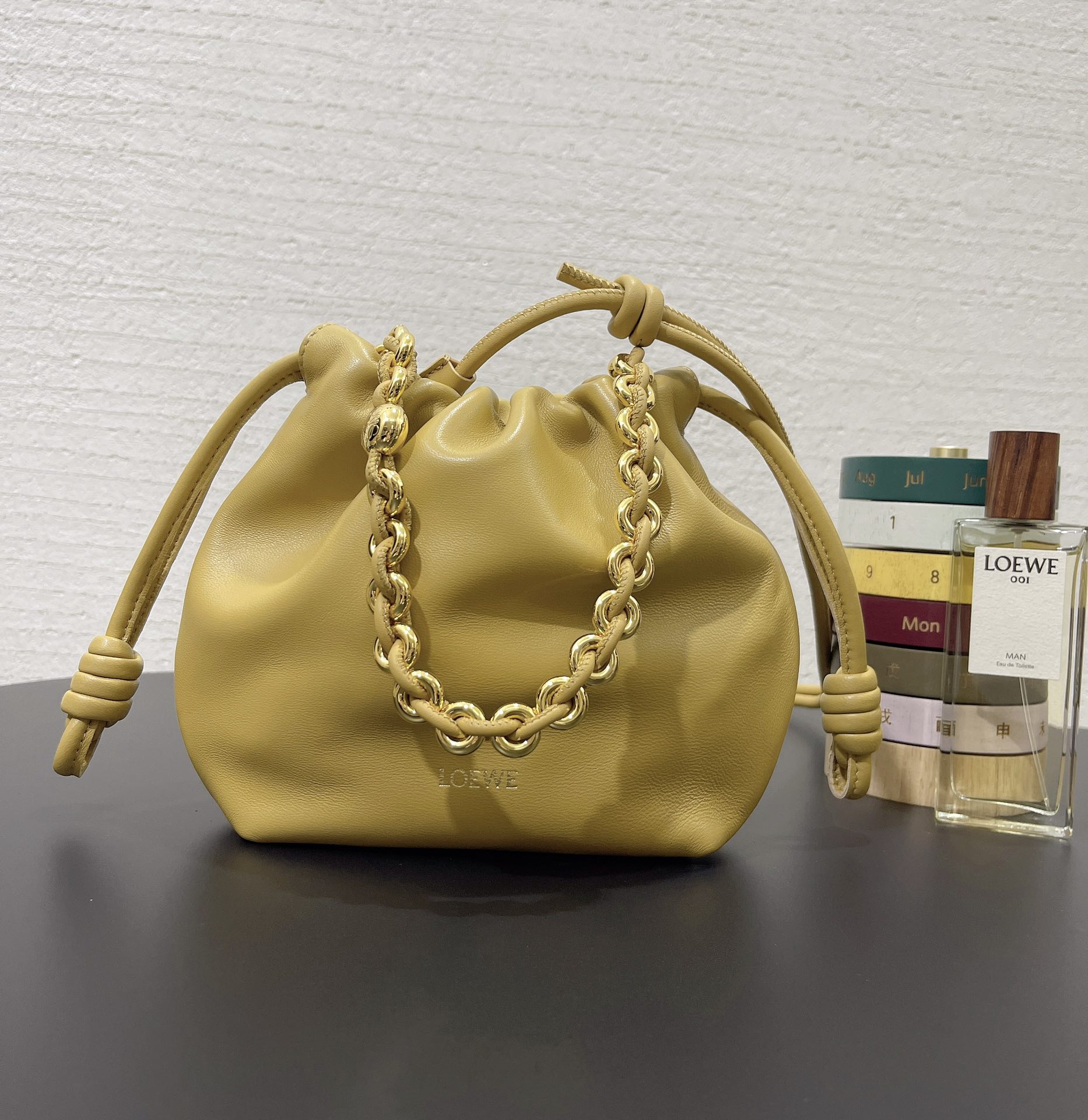 L0ew* flamenco purse 23*5.5*17cm