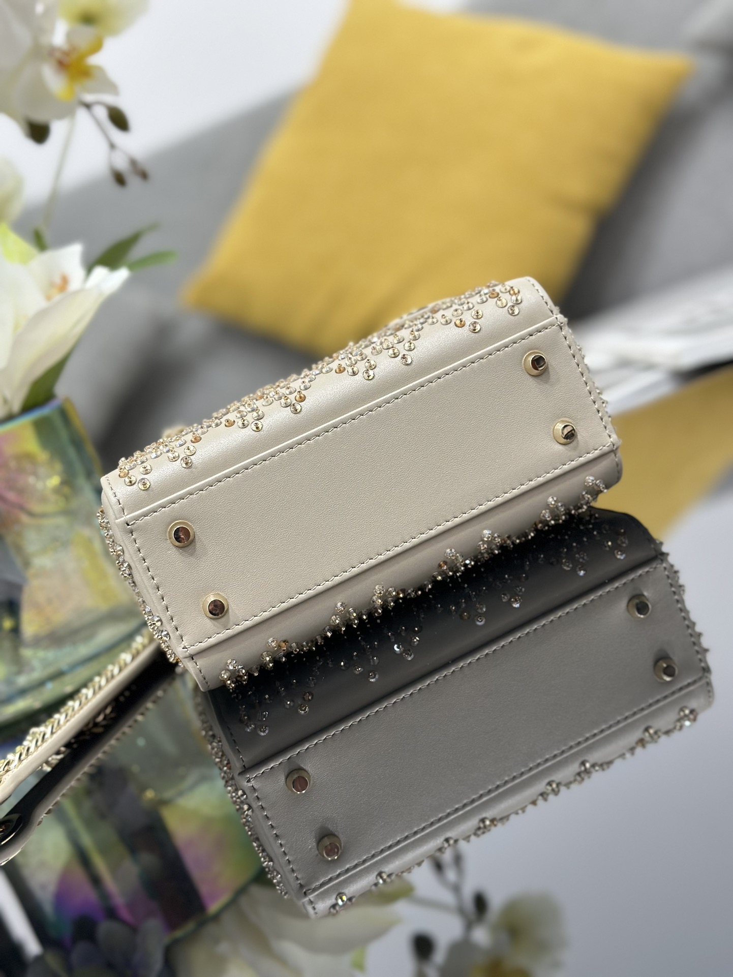lady D*or handle bag-17cm