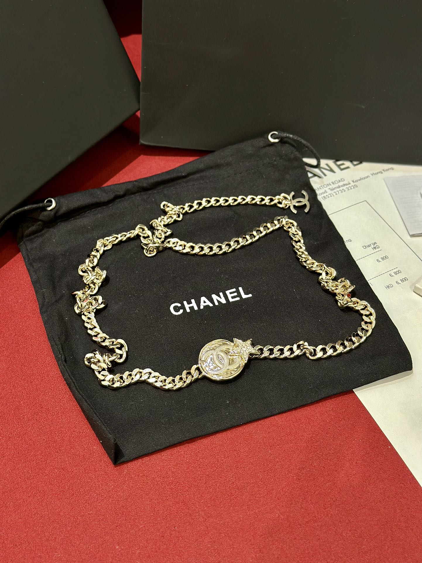 Ch@nel Waist Belt
