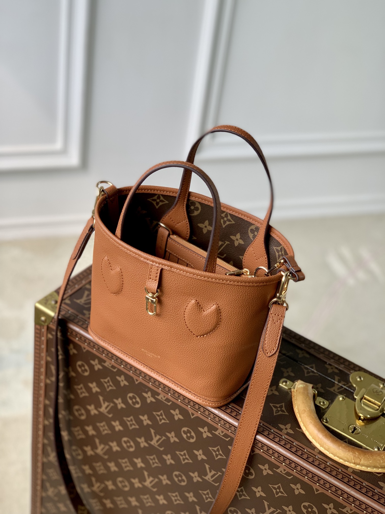l0*is V*t0n neverfull bandoulière inside out bb-m12099-24 x 14 x 9cm