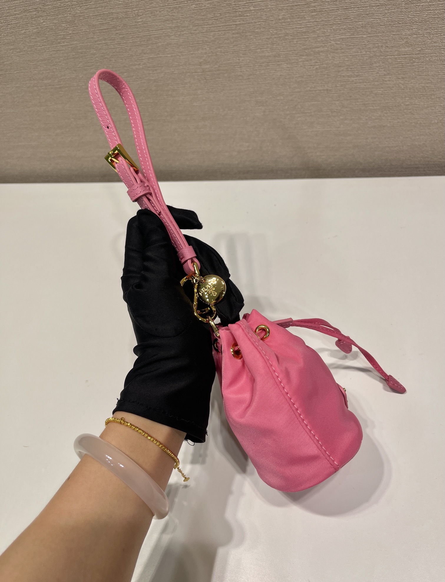 Pra*a 1tt202 re-nylon mini bag-8.5*10.5cm