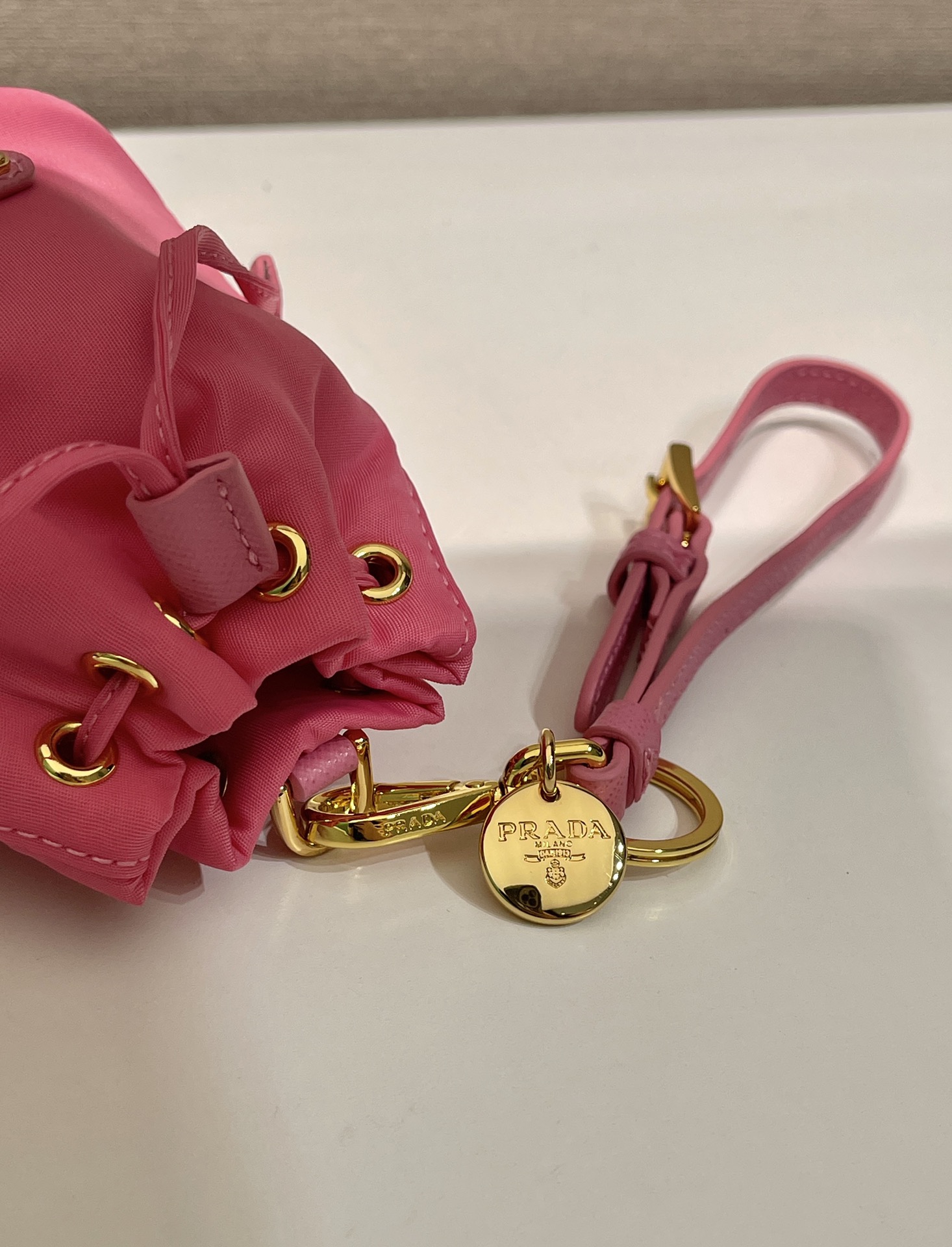 Pra*a 1tt202 re-nylon mini bag-8.5*10.5cm