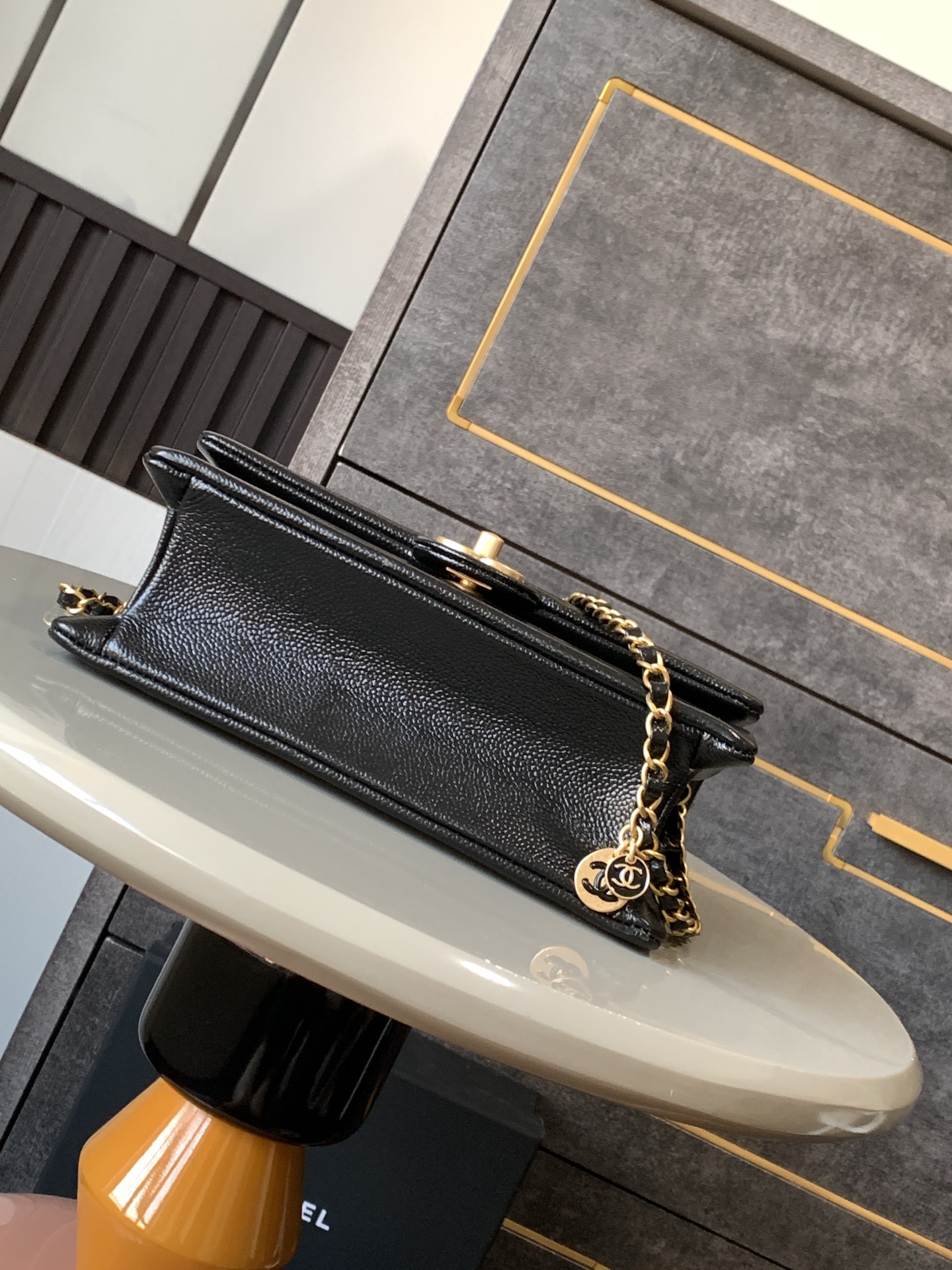 Ch@nel Flap Bag-22*13*7CM