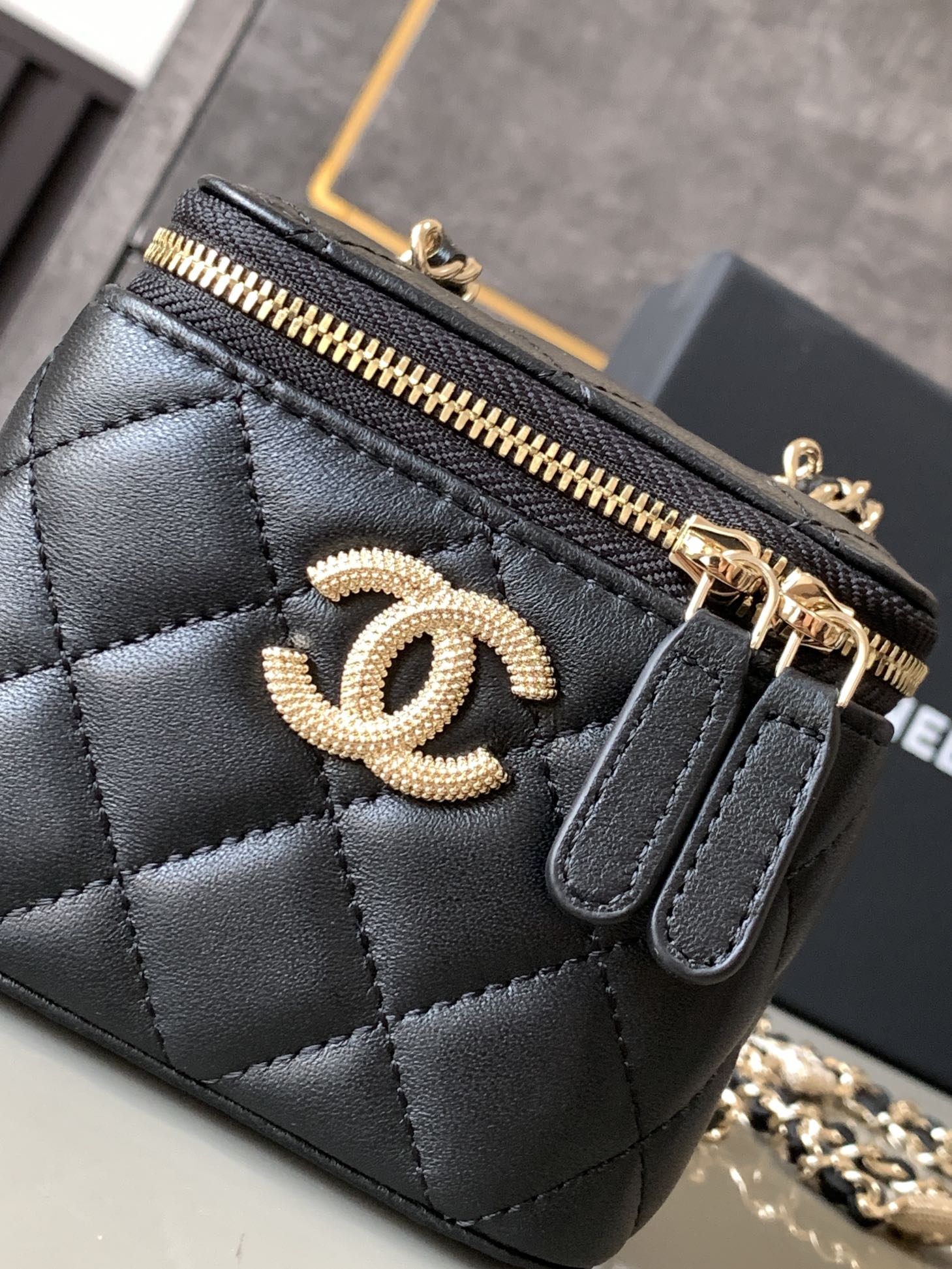 Ch@nel Cosmetic Bag-8.5*11*7CM