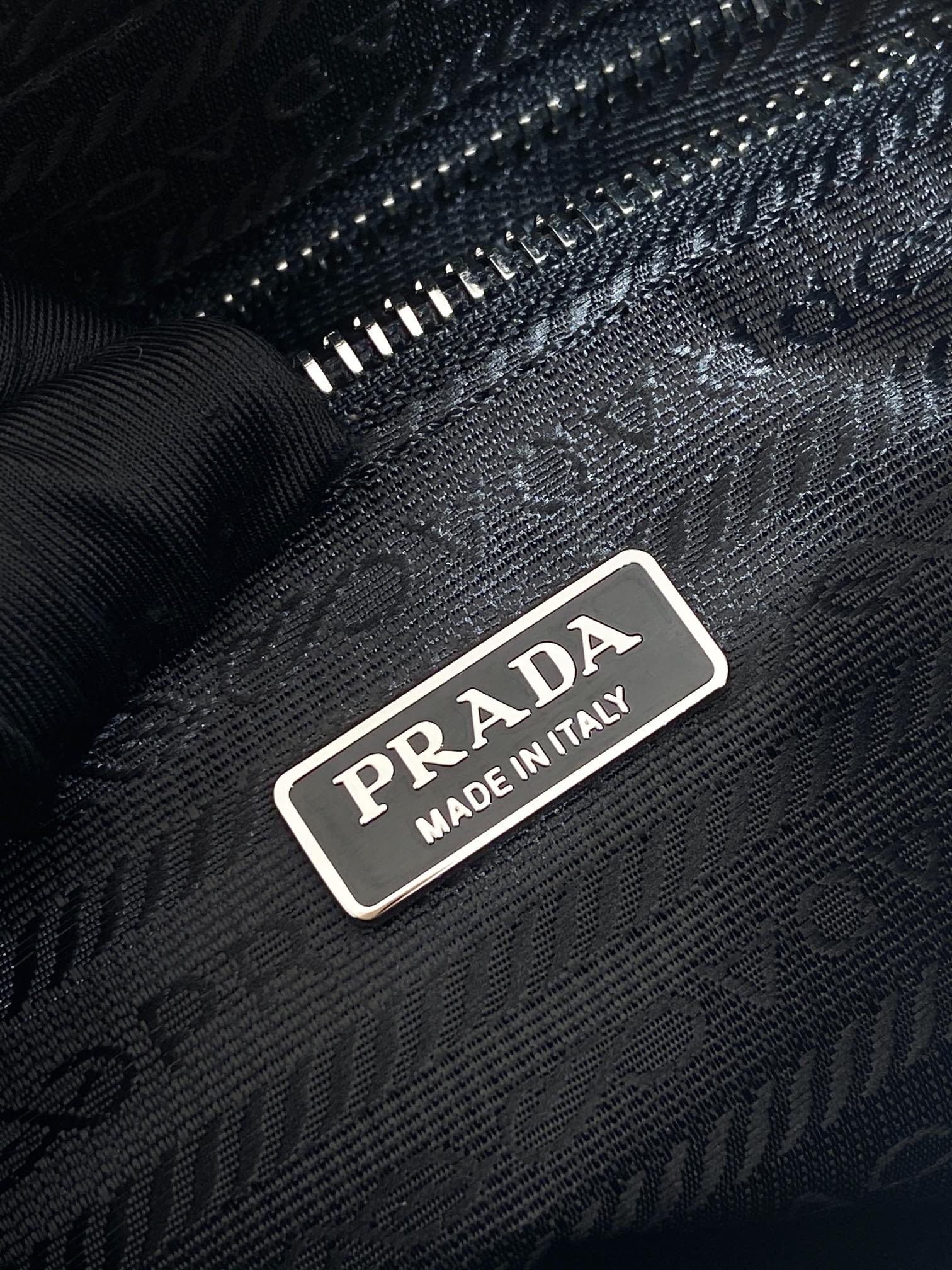 Pra*a 1bg846 vintage tote bag-24*15*5cm