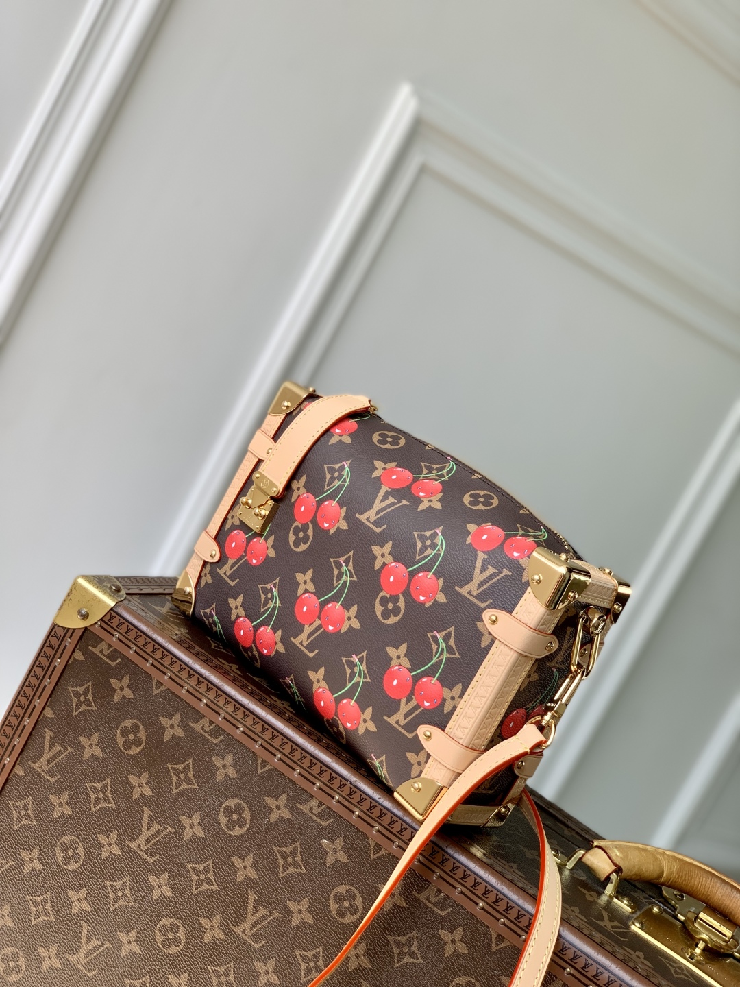 LV x TM Side Trunk- Women - Handbags-M14278-16 x 8.5 x 23.5CM
