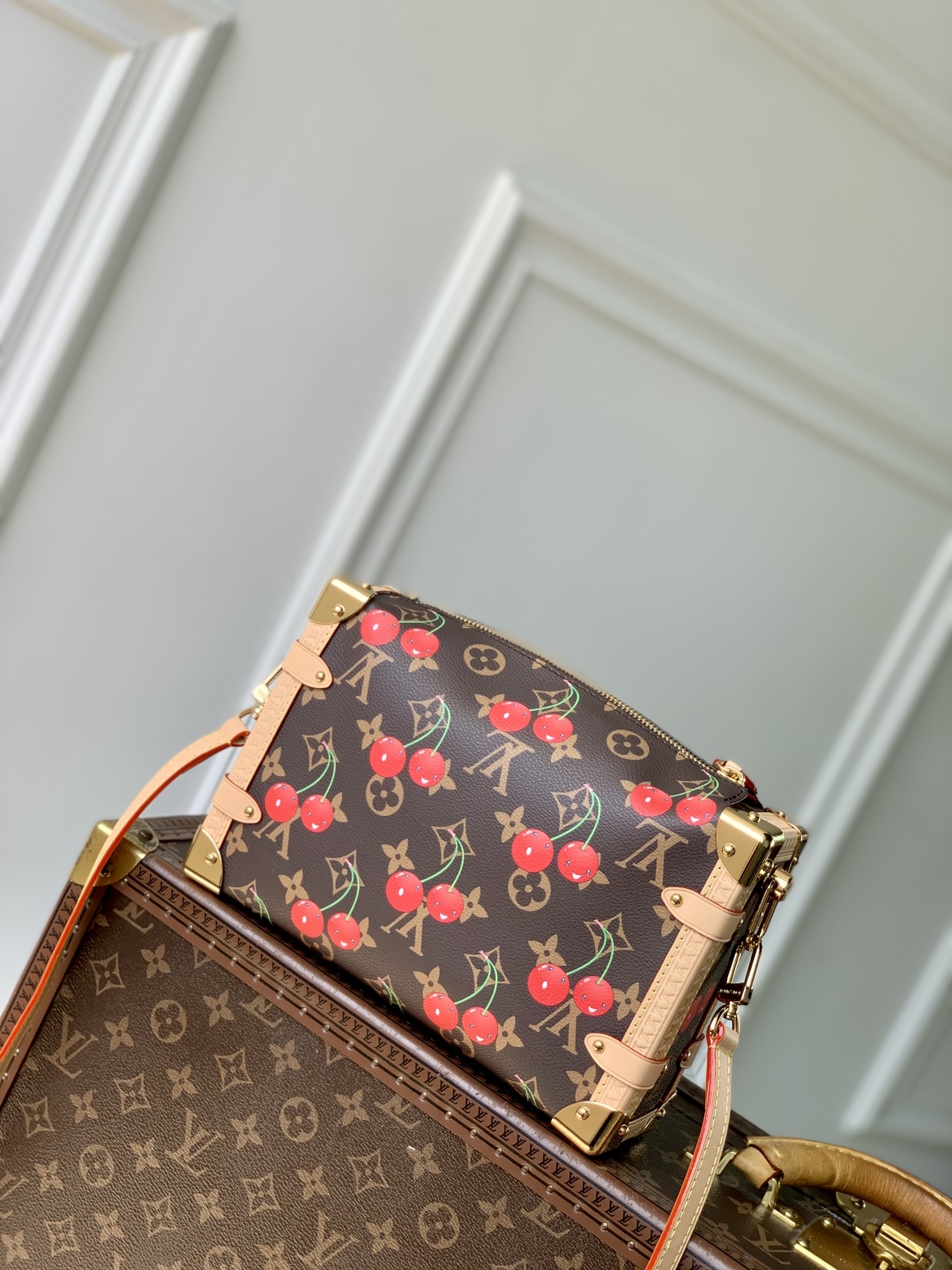 LV x TM Side Trunk- Women - Handbags-M14278-16 x 8.5 x 23.5CM