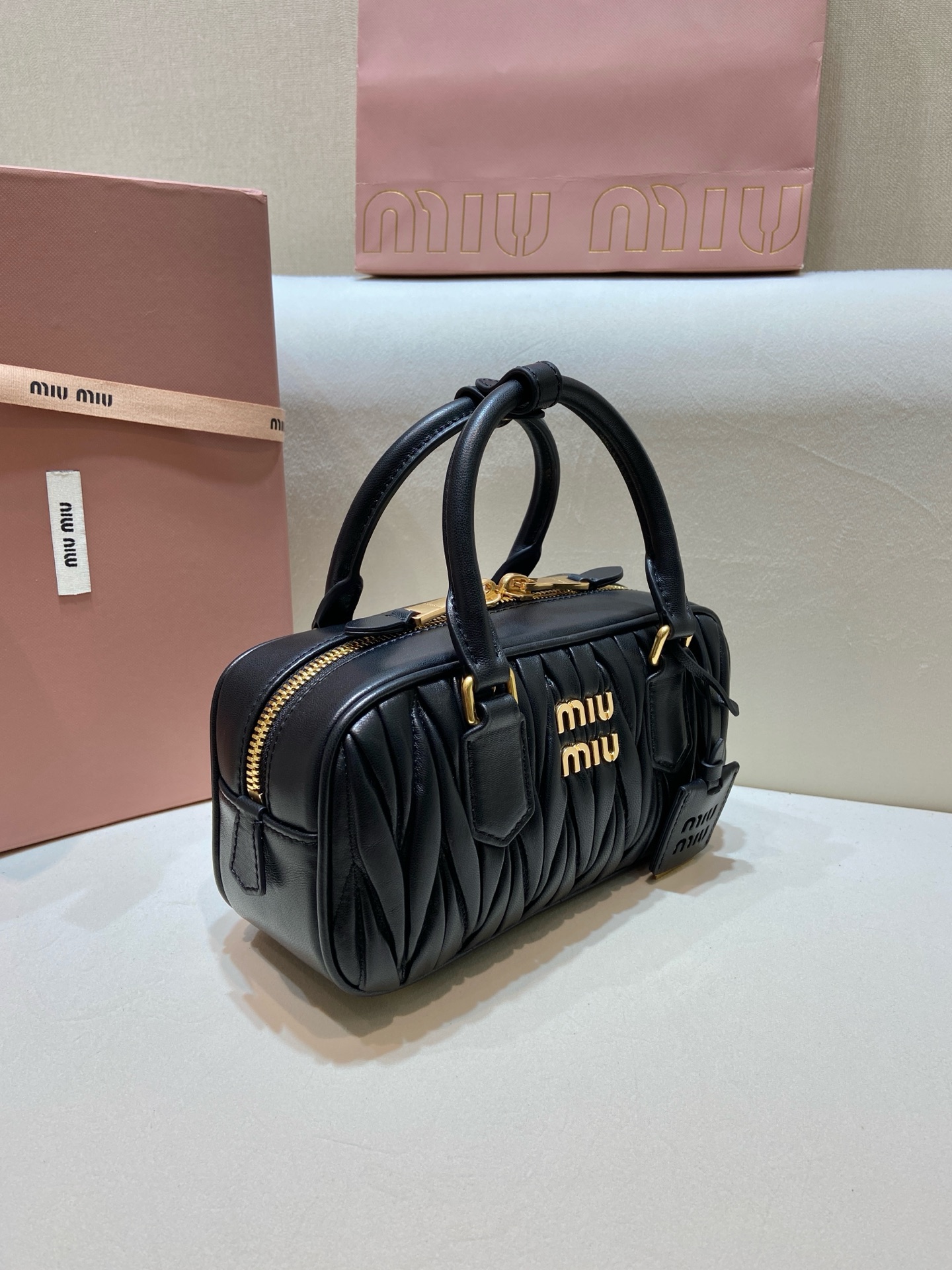 M1um1u vintage rectangular bag-23*12*8cm