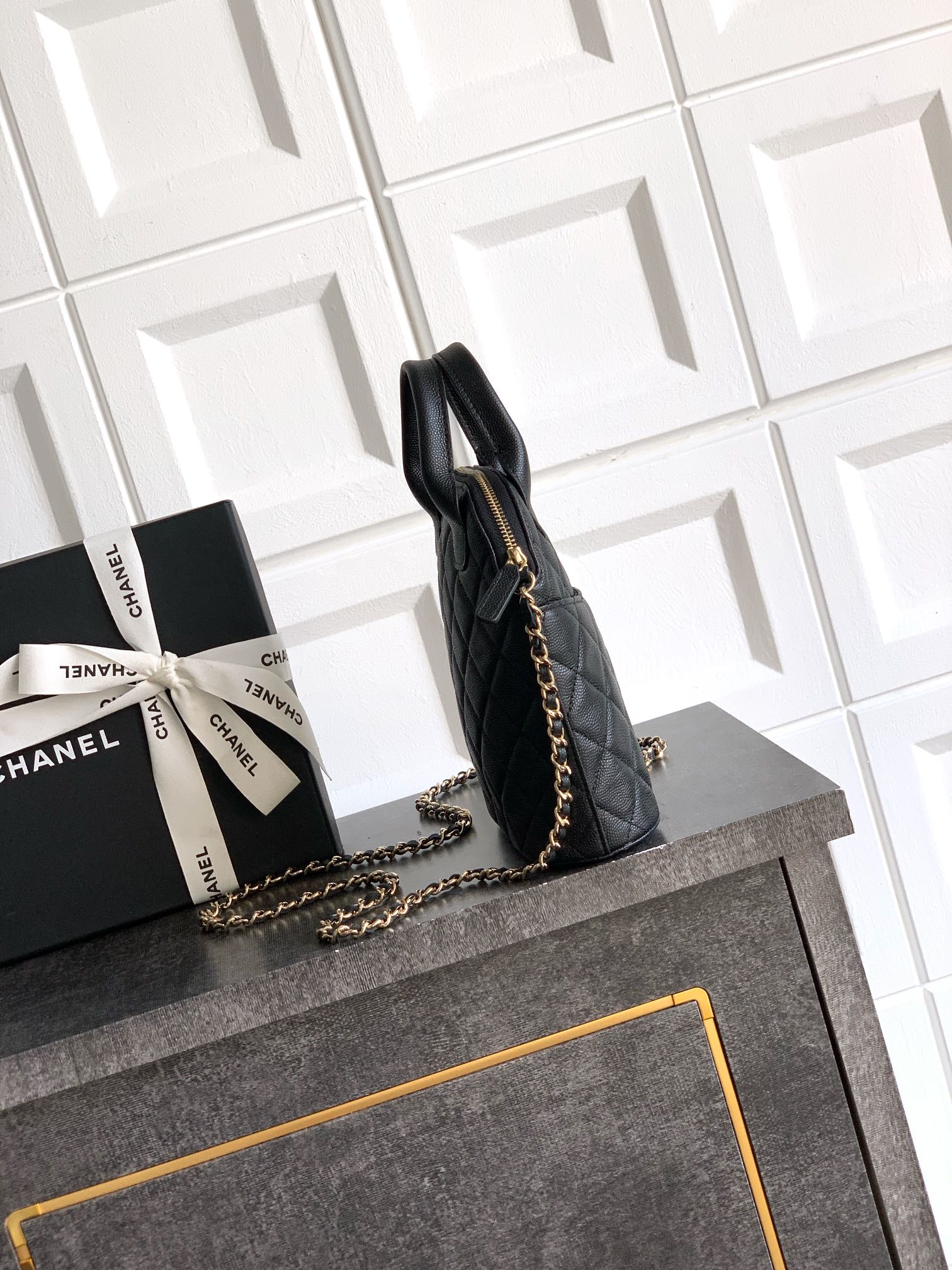 Ch@nel Clutch With Chain-18x17x6CM