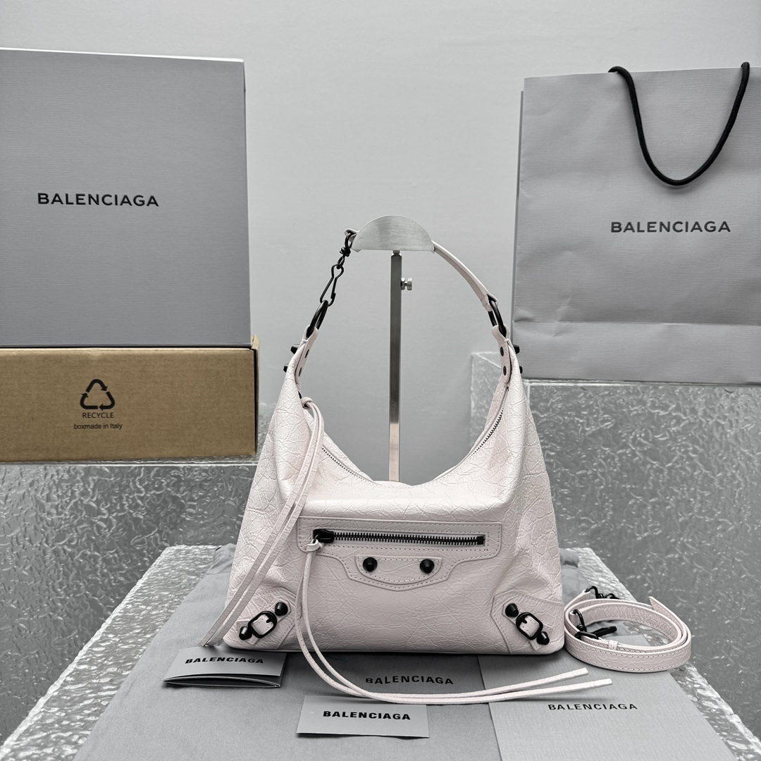 Ba1en*iaga Le City Hobo Bag-28*10*27&37*11*35CM