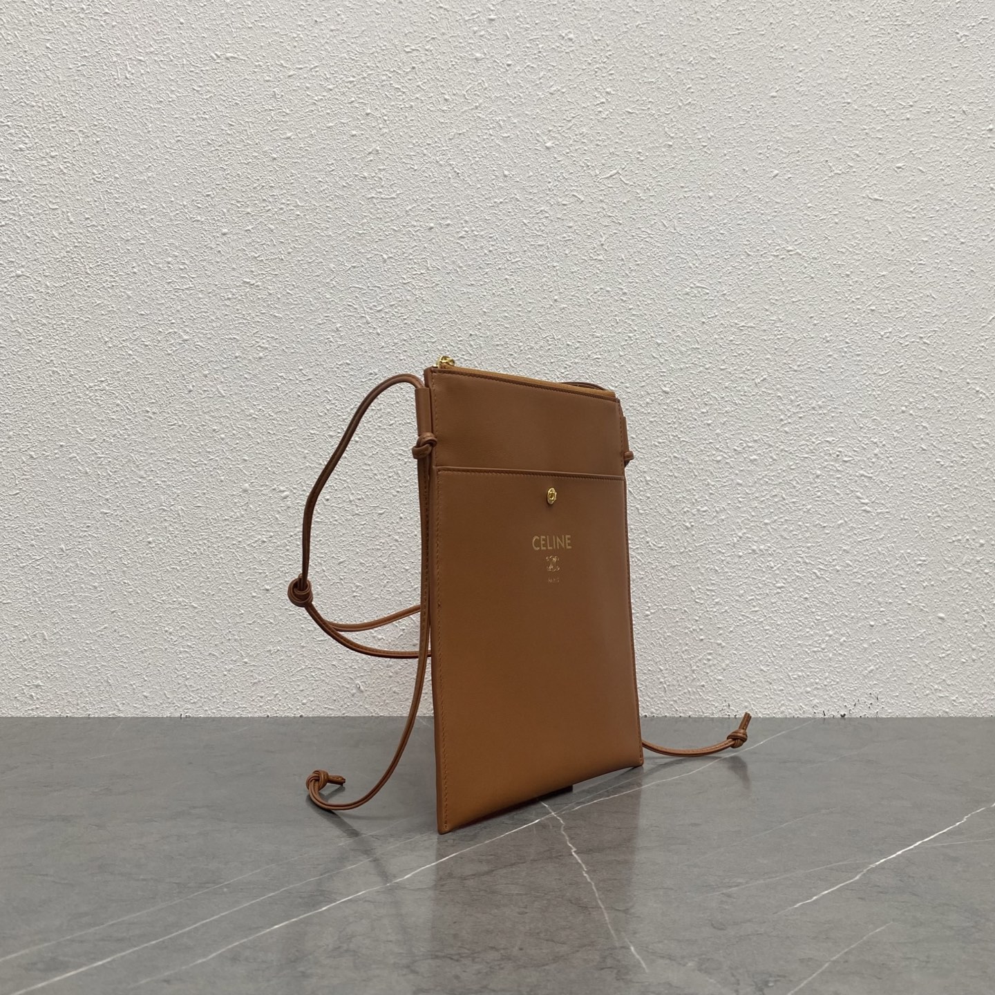 Celin* Sharp Pouch In Smooth Lambskin Handbags-24x19.5x1CM
