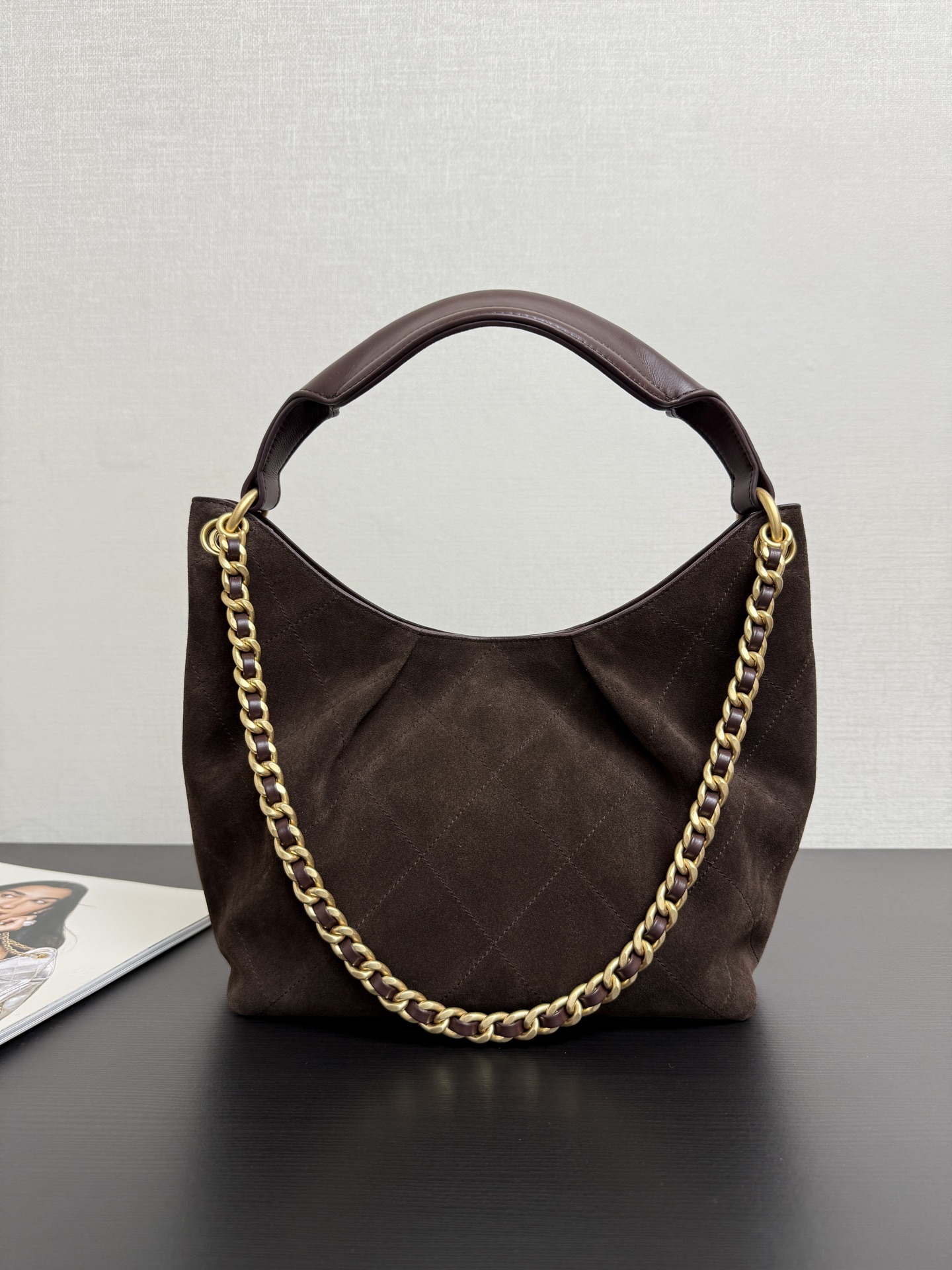 Ch@nel Hobo Handbag-32*20*9CM