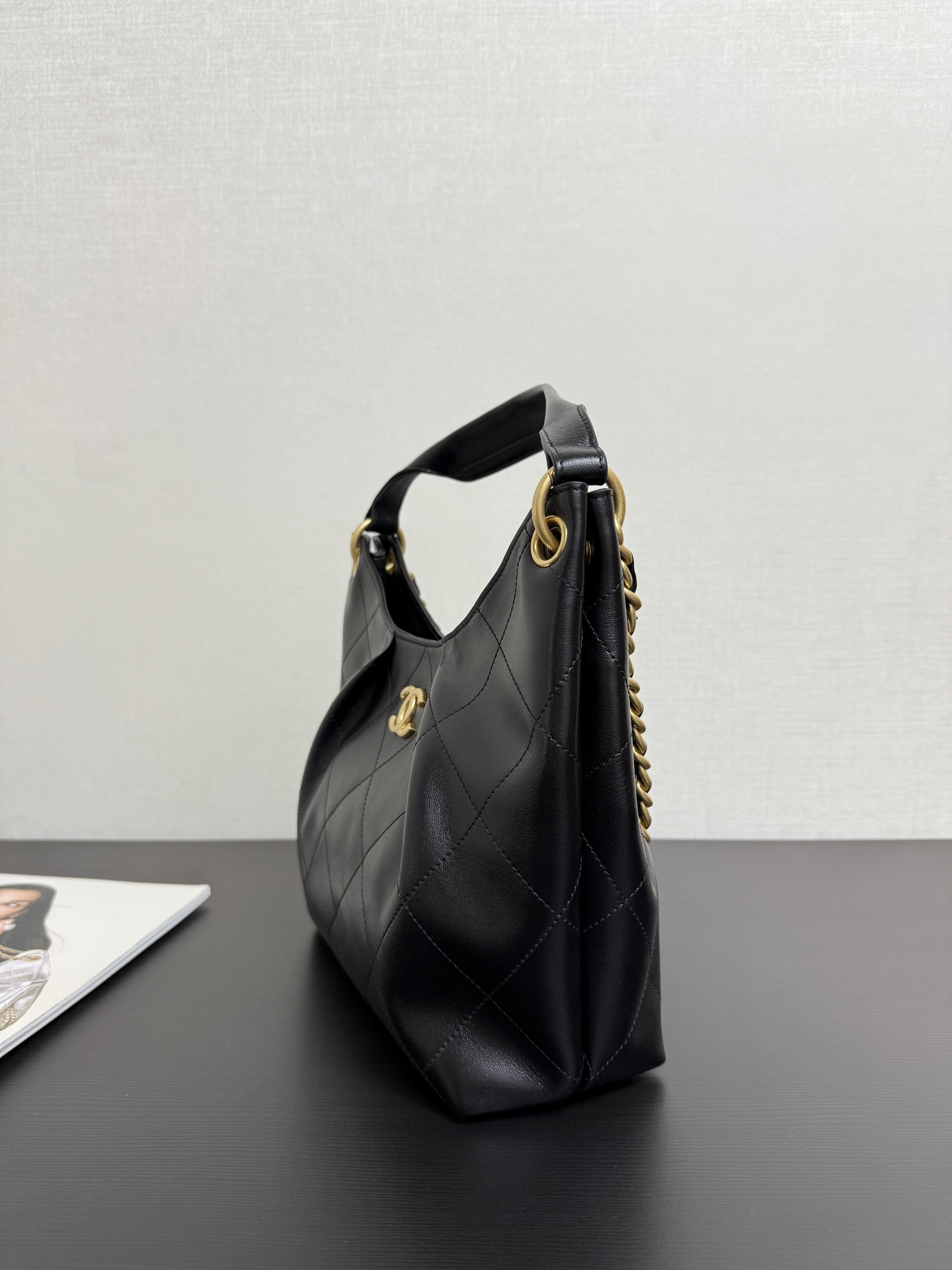 Ch@nel Hobo Handbag-32*20*9CM