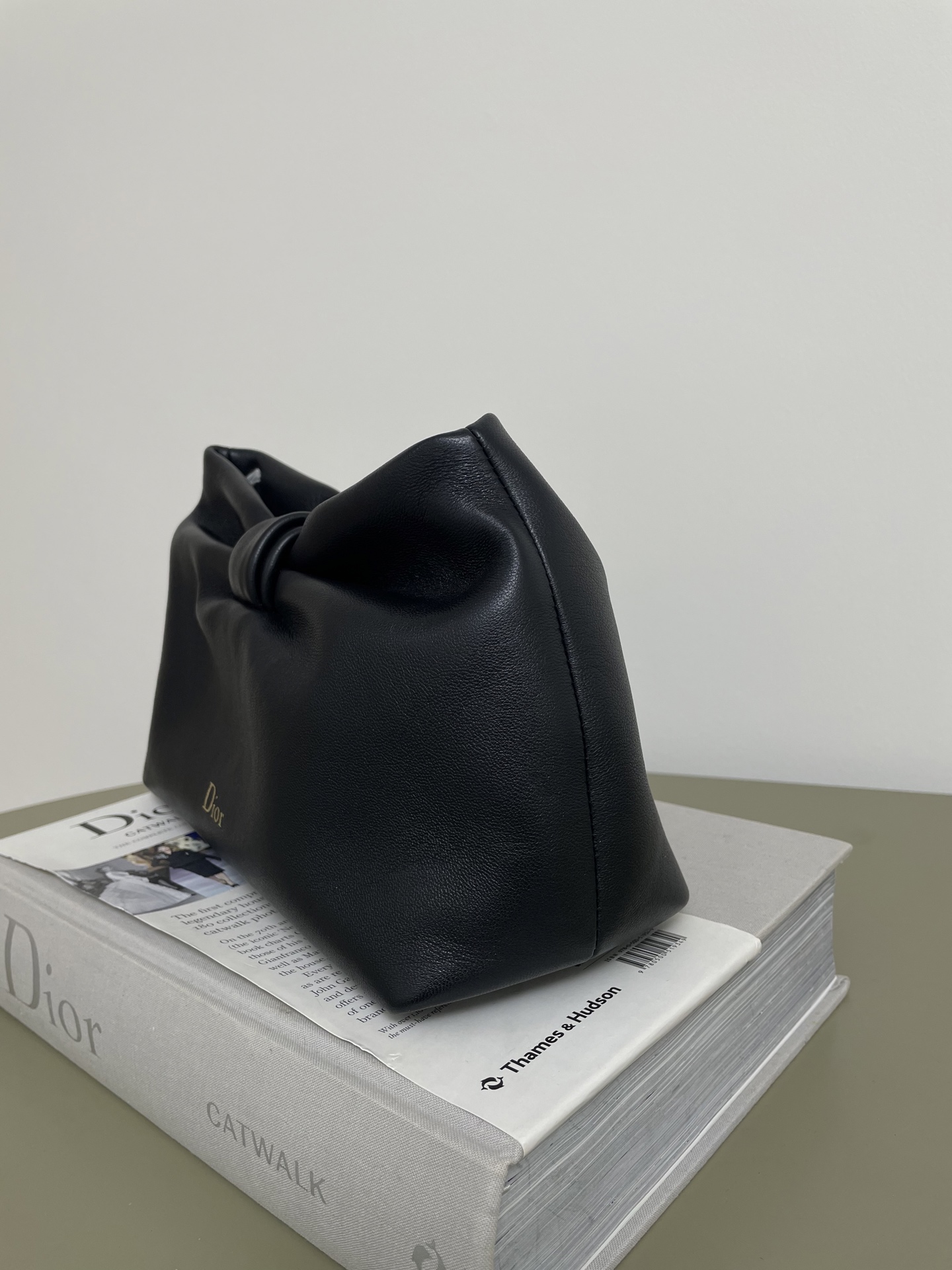 Diro Medium D10r Bow Bag Black Lambskin -26*10*16CM