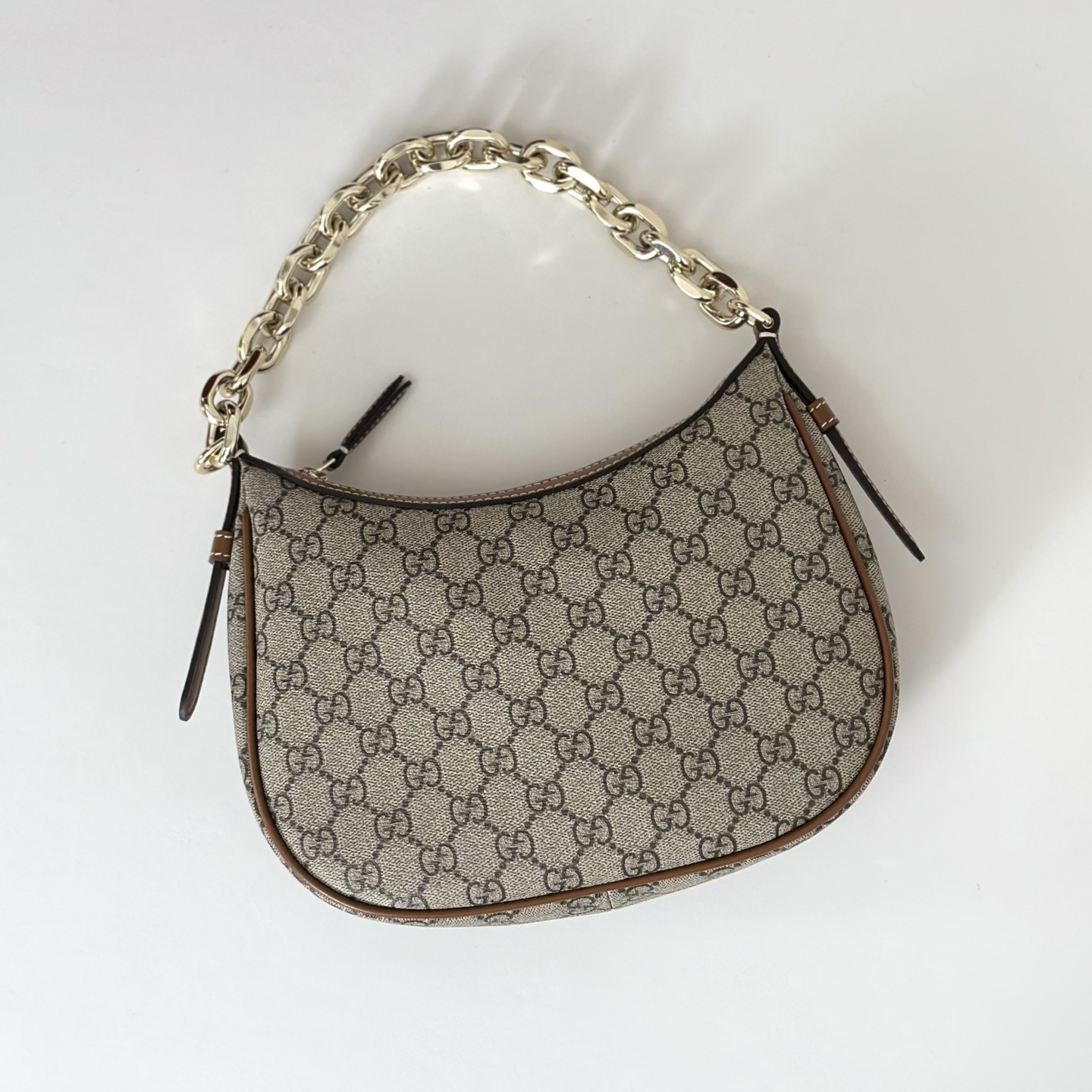 Gv*c* GG Emblem Medium Shoulder Bag-25.5*20CM
