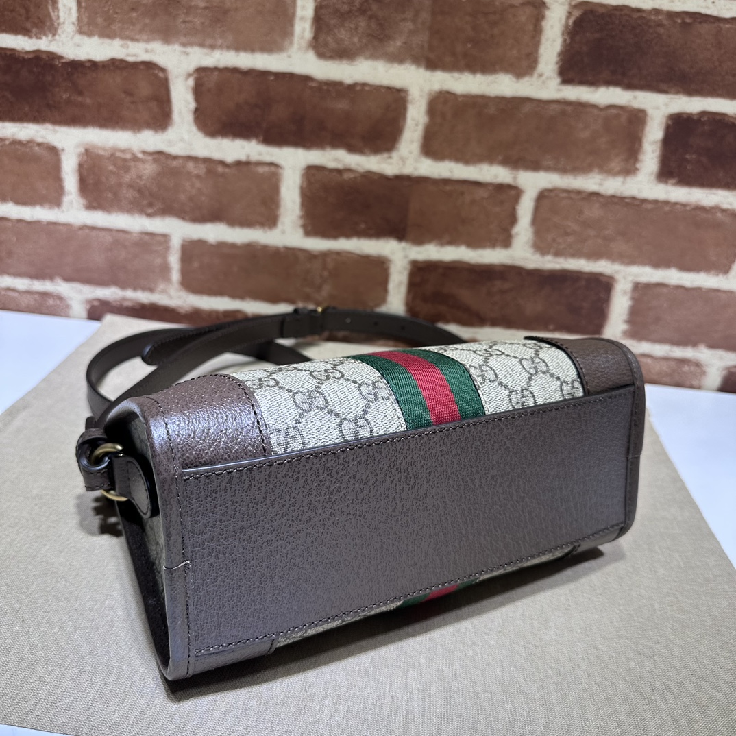 Guc*ci Ophidia Beige Pouch-24*35*10.5CM