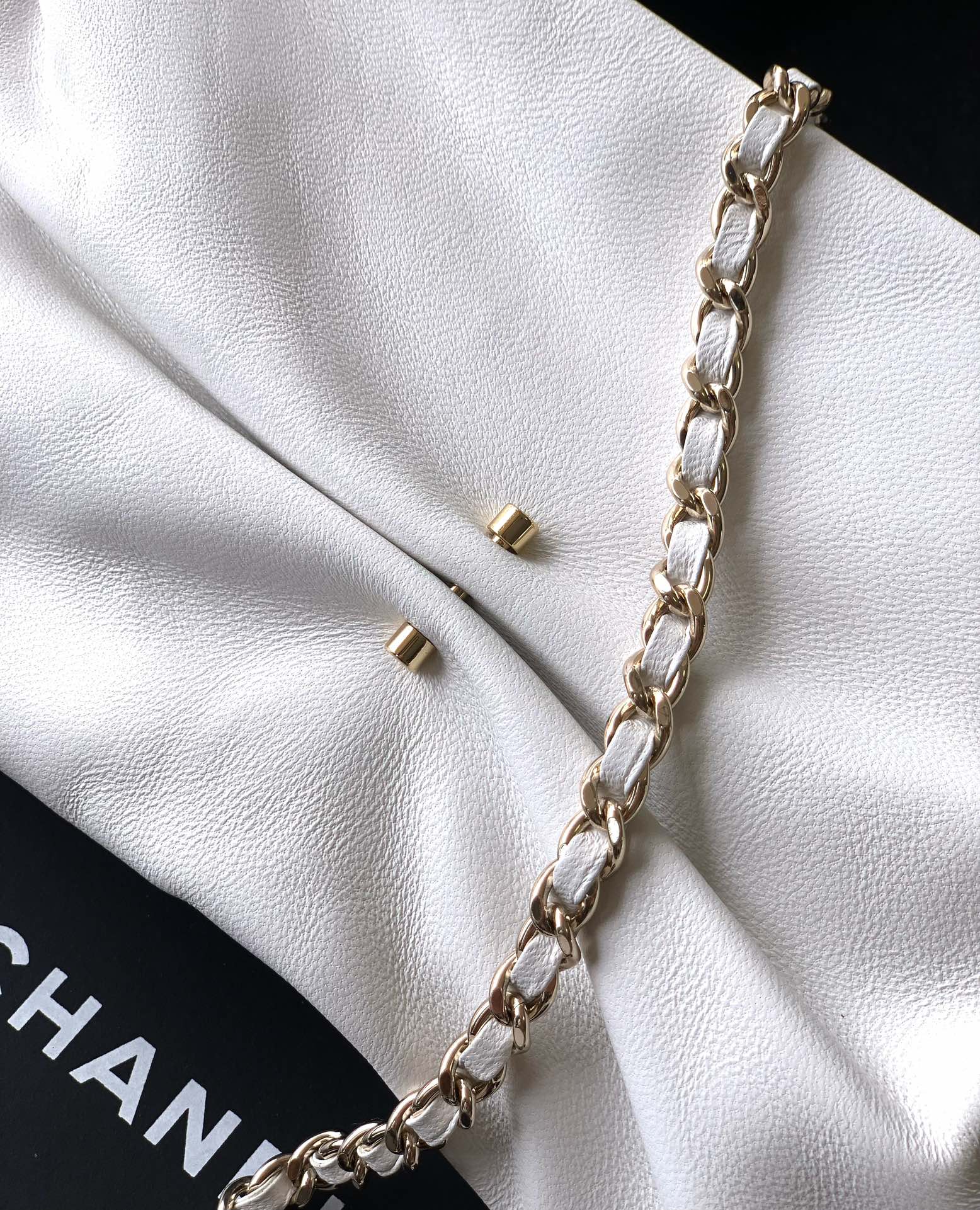 Ch@nel Clutch Bag with Chain Lambskin-14x24 x 5CM
