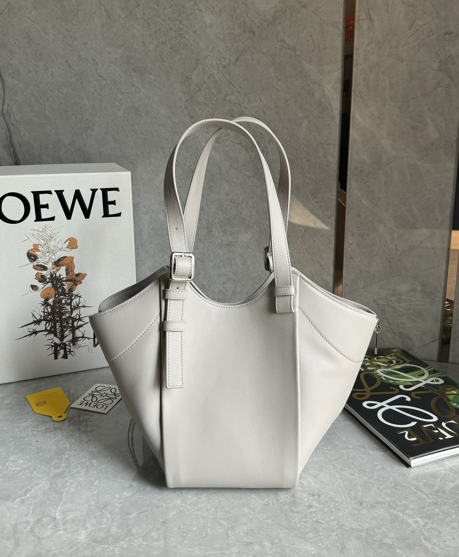 Lowee Hammock Flip Bag In Classic Calfskin-15*22.5*22CM