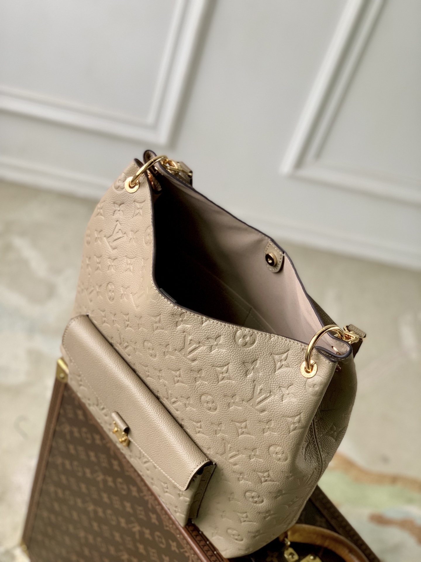 Lou*is Vvtt0n Hobo Métis Monogram Empreinte Leather-M27937-35 x 32.5 x 10CM
