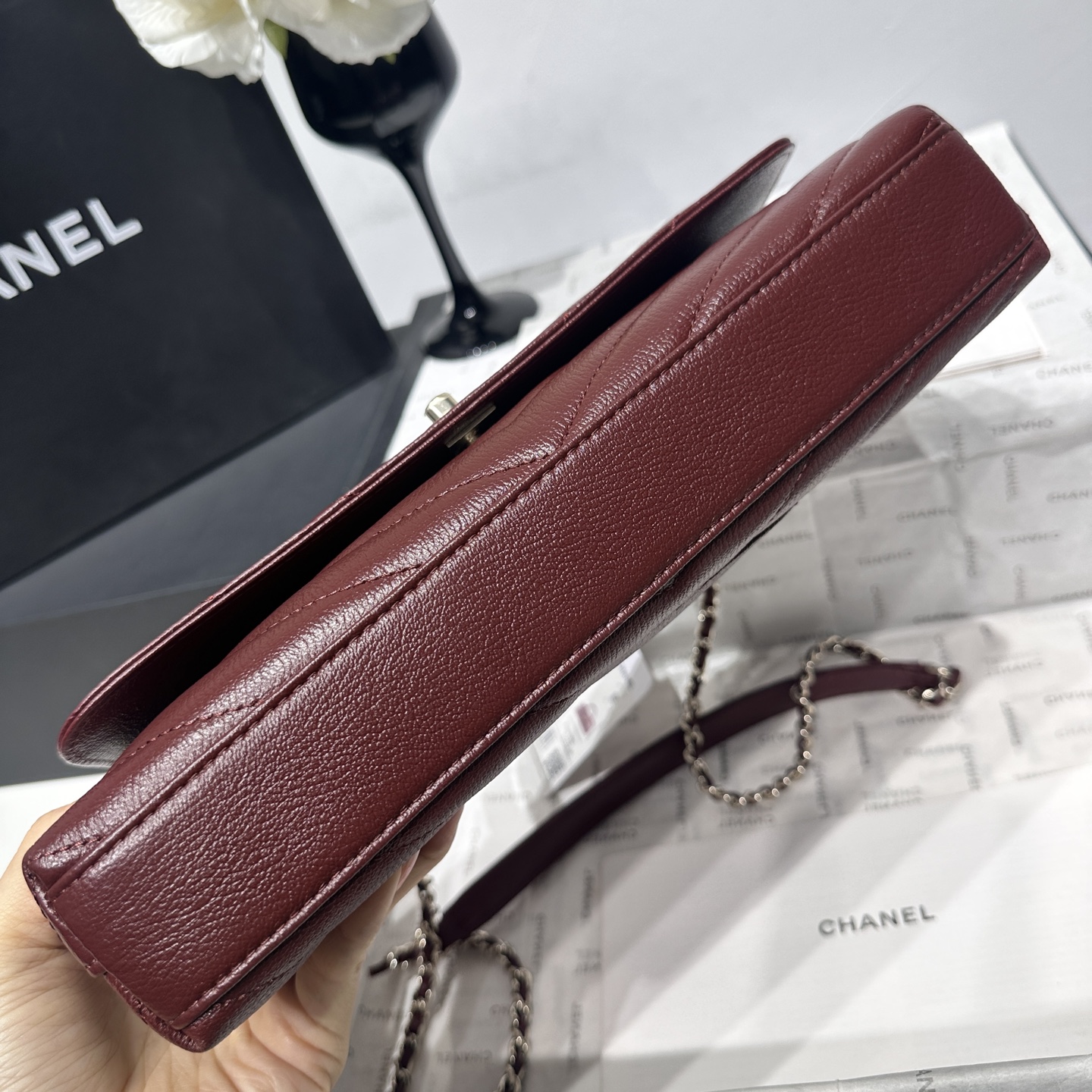 Ch@nel Coco Handle Flap Bag-32CM