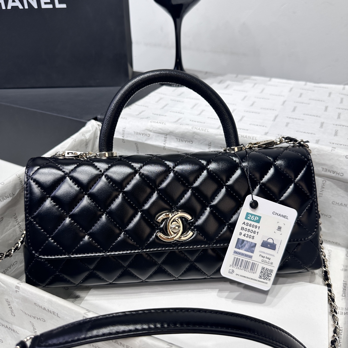 Ch@nel Coco Handle Flap Bag-32CM