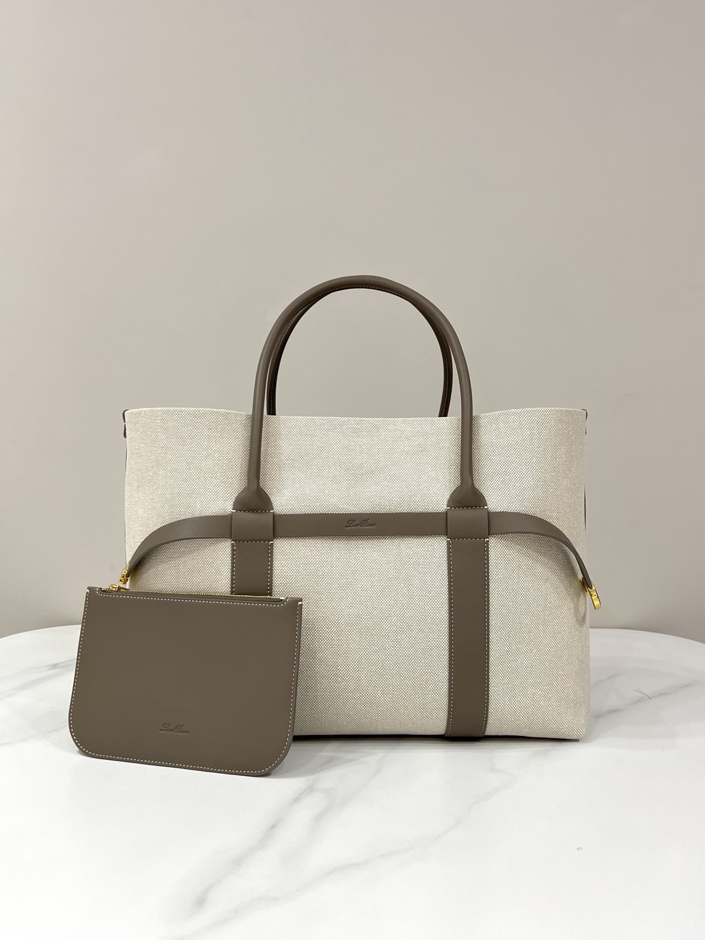 L0r0 P1ana Ghiera Shopper Bag-40*26*18CM