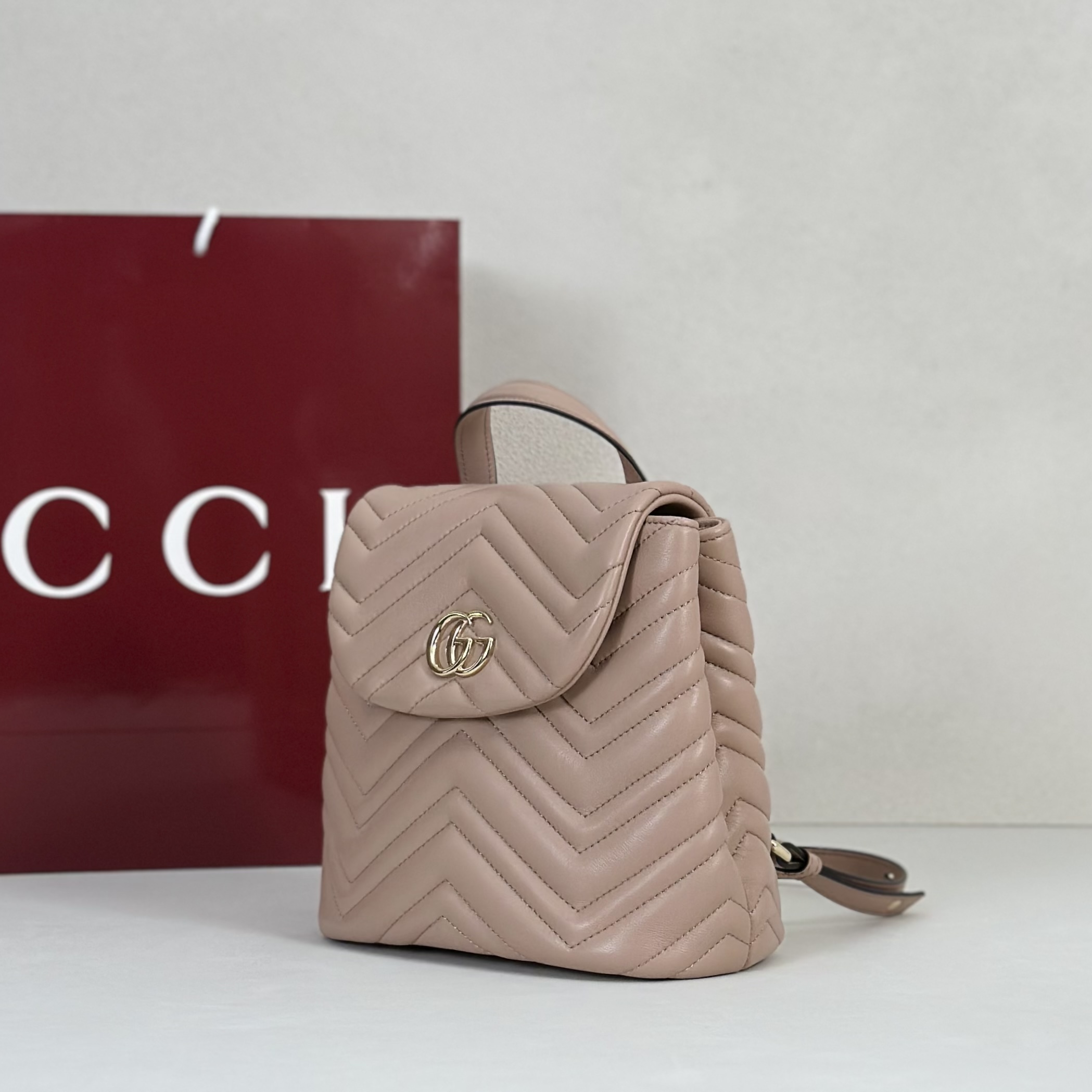Gvc*1 Mini Marmont Backpack-20*11*18CM