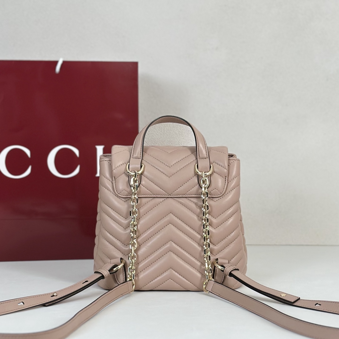 Gvc*1 Mini Marmont Backpack-20*11*18CM