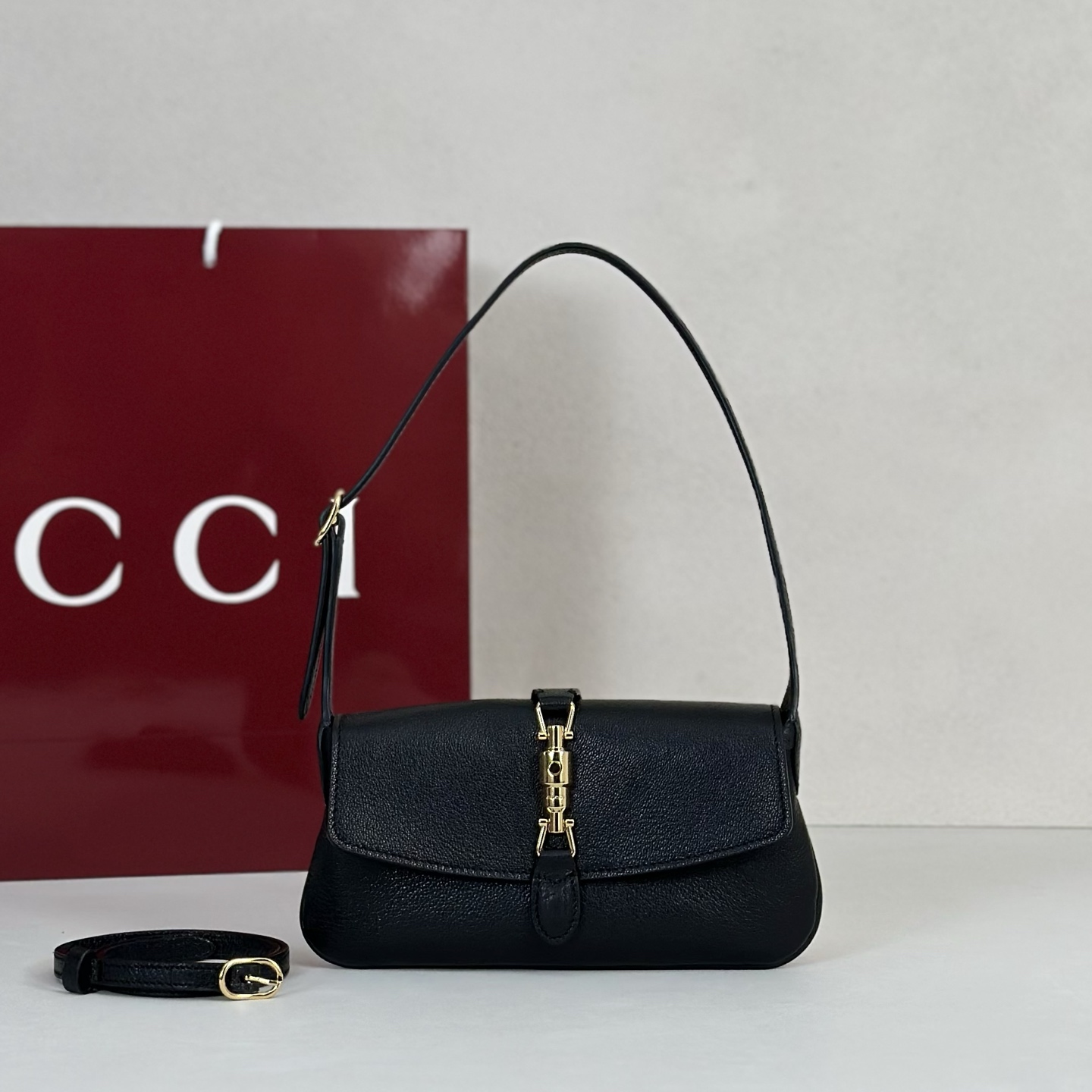 Guc*ci Jackie 1961 Small Sholder Bag-21.5*11.5*2CM