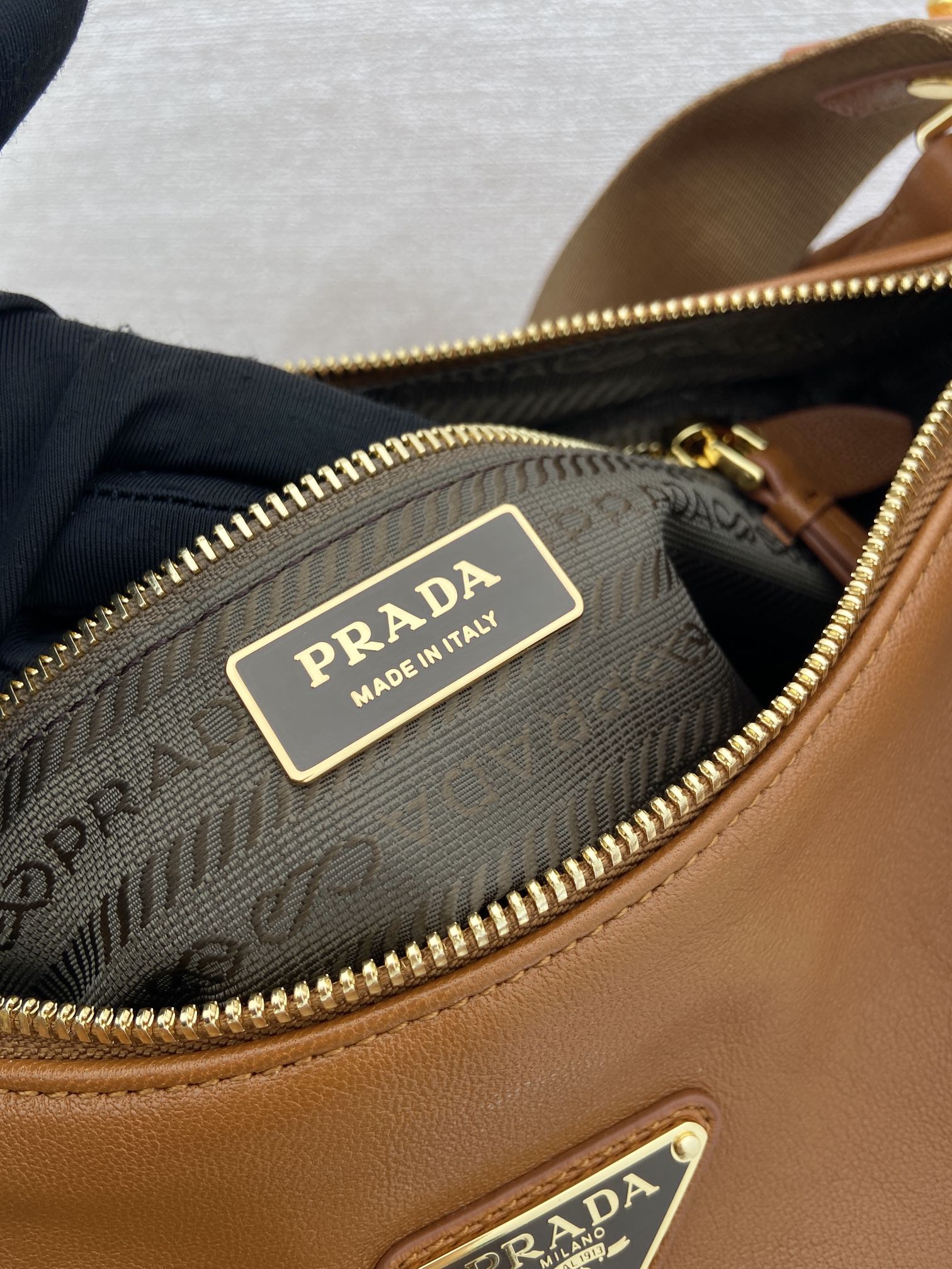 Pra*a 1BC264 Shoulder Bag-32*22*11.5CM
