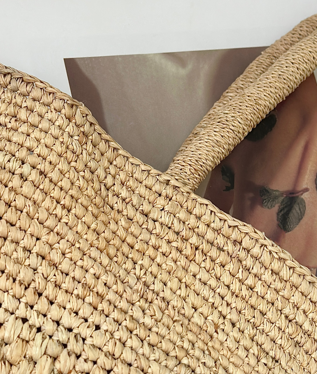 The R0w Raffia Bags-14*17*27.5CM