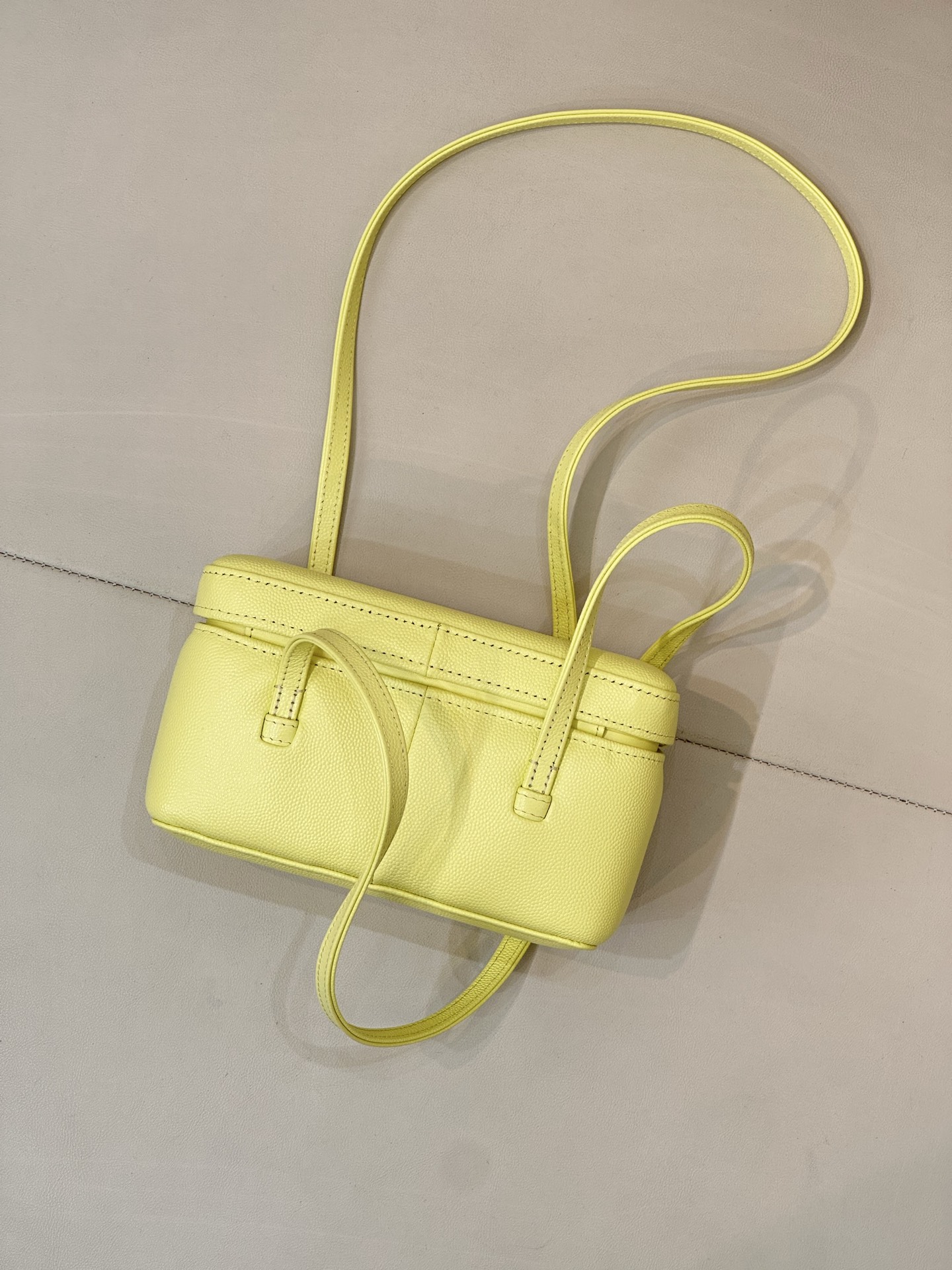 Ch@nel Long Vanity With Leather Strap-19CM