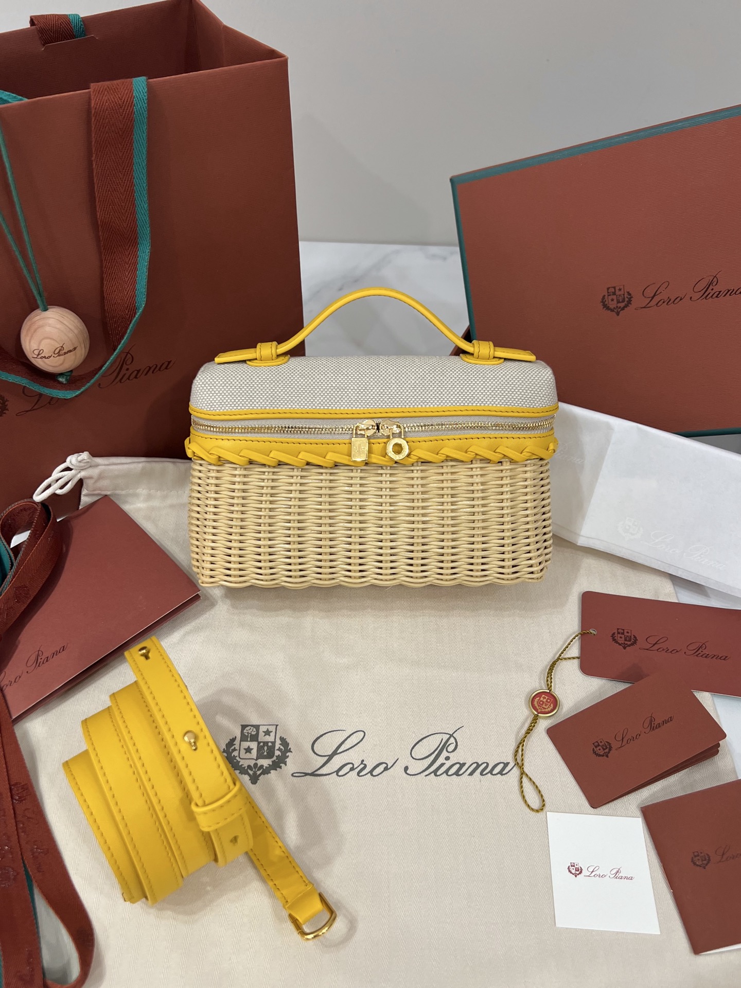 L0r0 P1ana Extra pocket L19 Bag-19*7*12CM