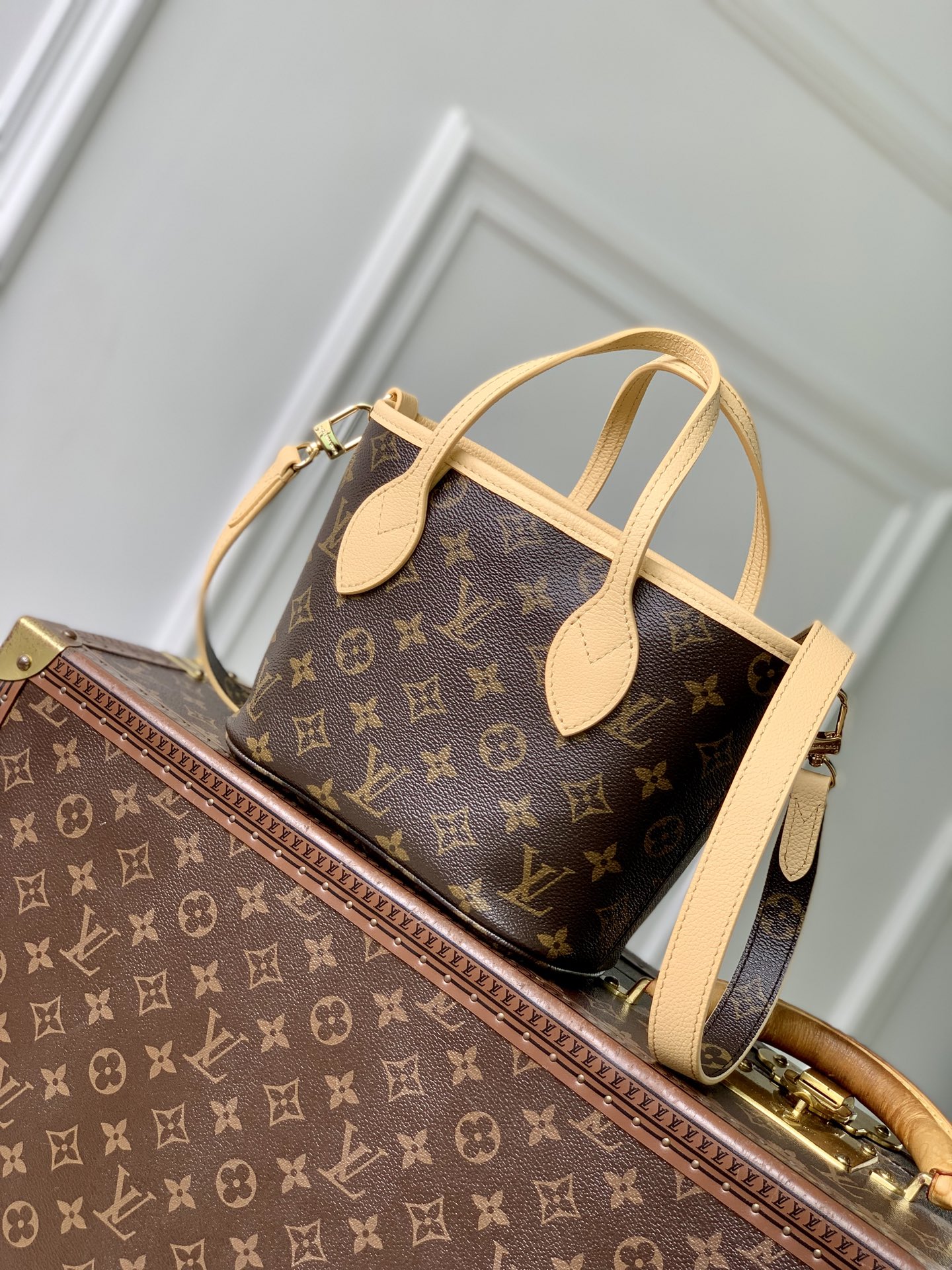 L0vis Vvtt0n Neverfull Bandoulière Inside Out BB-M28337-26.5 x 16.5 x 11CM