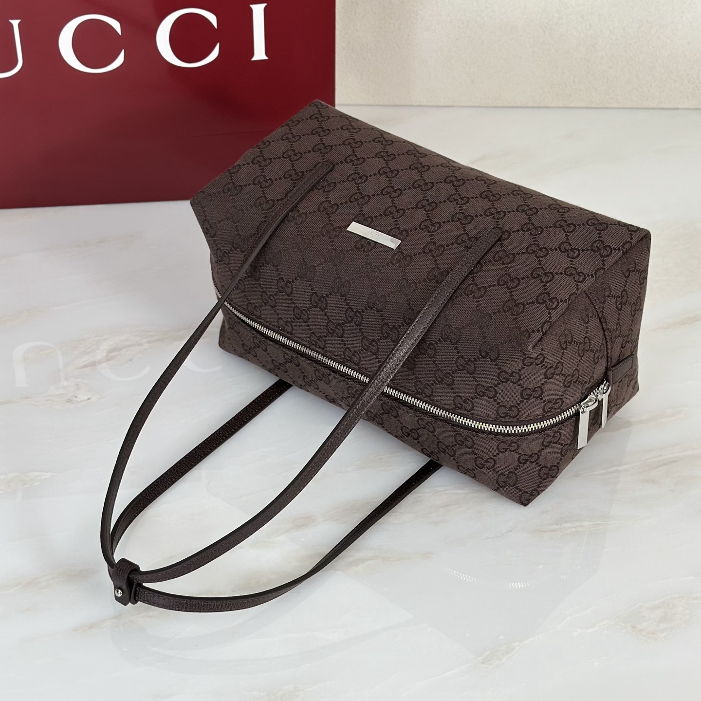 Guc*ci Melrose Medium Boston Bag-29*14*15CM