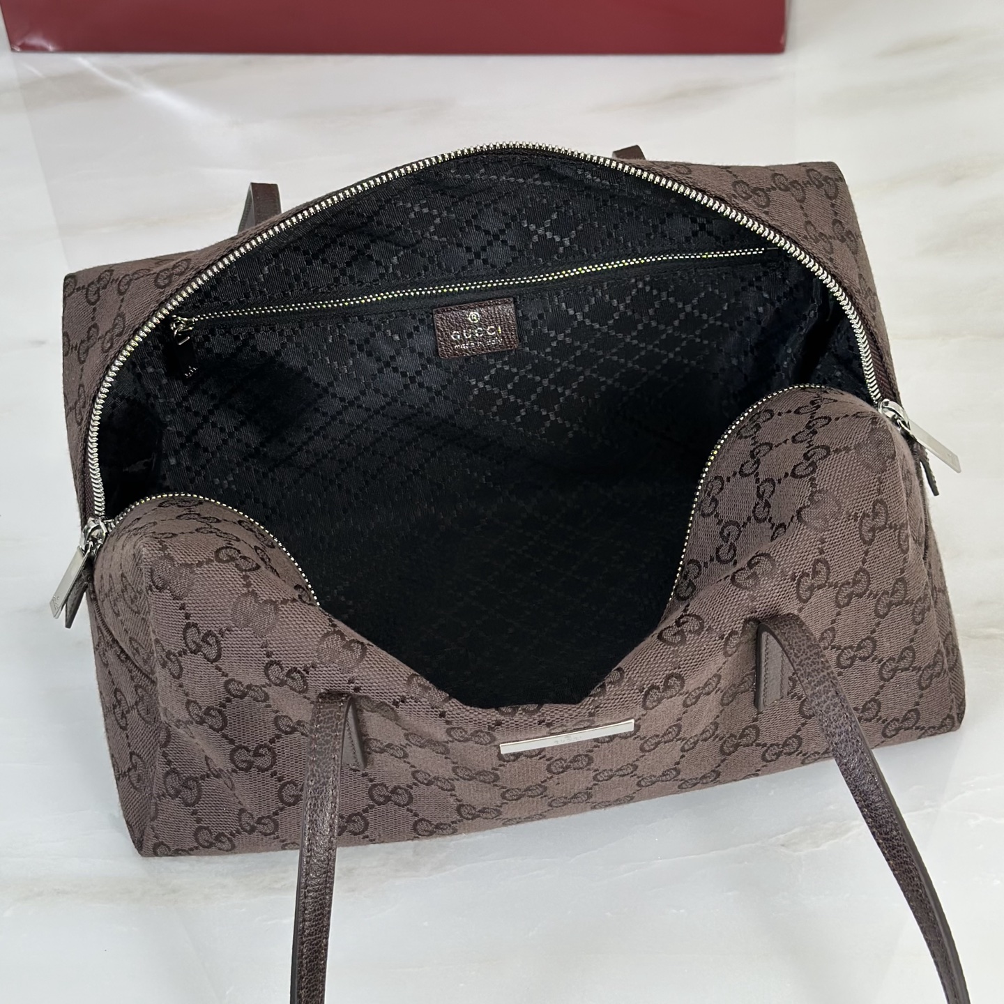 Guc*ci Melrose Medium Boston Bag-29*14*15CM