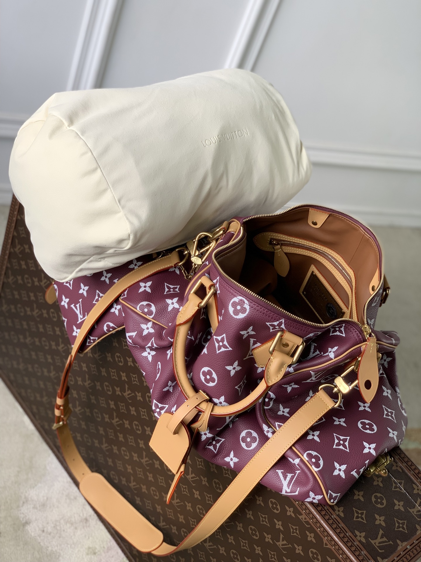L0vis Vvtt0n Speedy P209 Bandoulière 40 Monogram Leather-4417-40 x 26 x 23CM