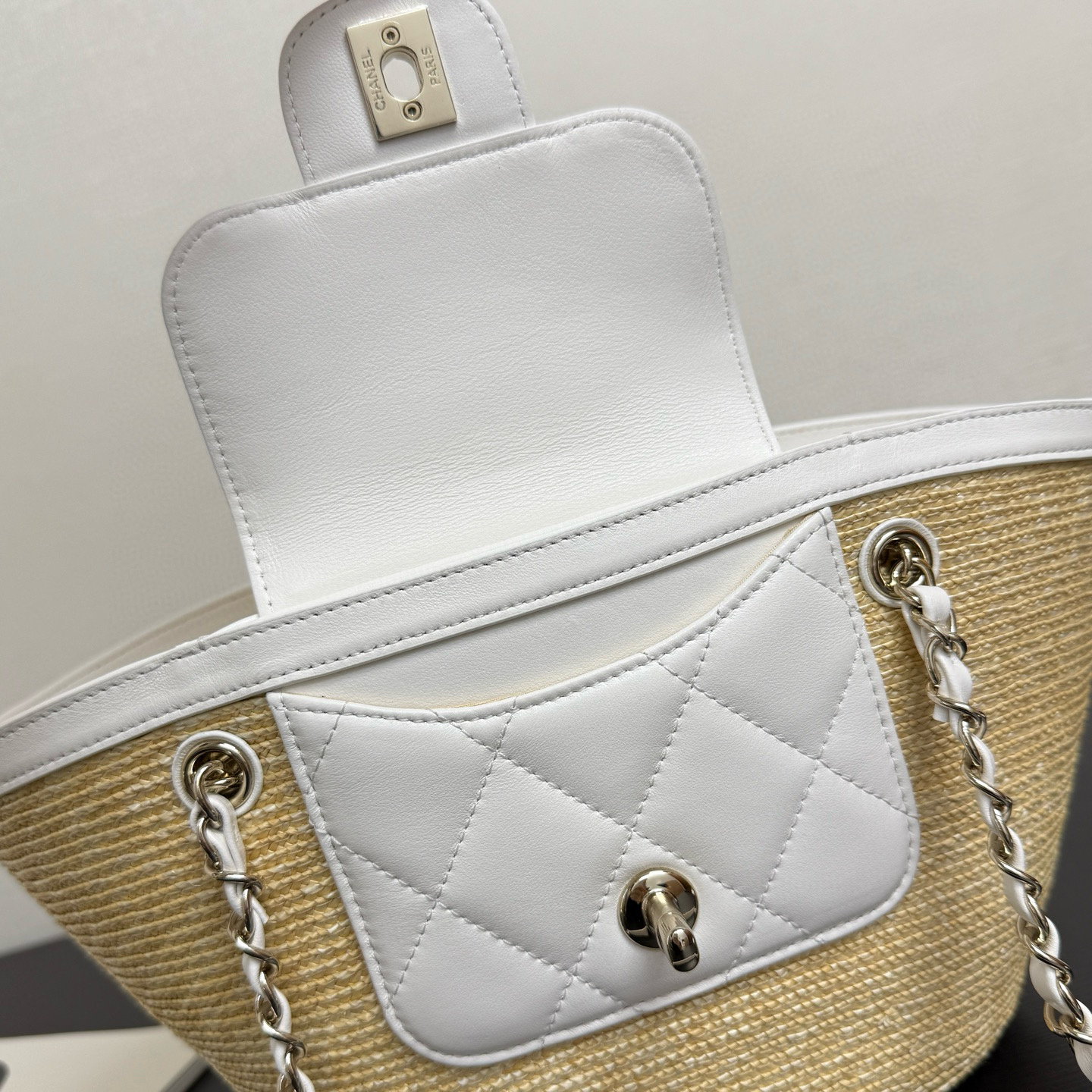 Ch@nel Small Shopping Tote Bag-34*17*12.5CM