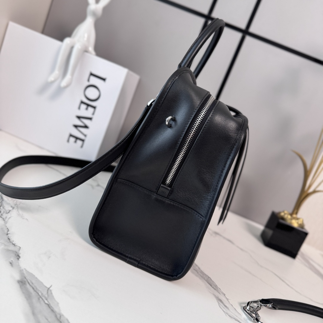Amazona 180 Bag In Soft Calfskin Black-34.5*14*27CM