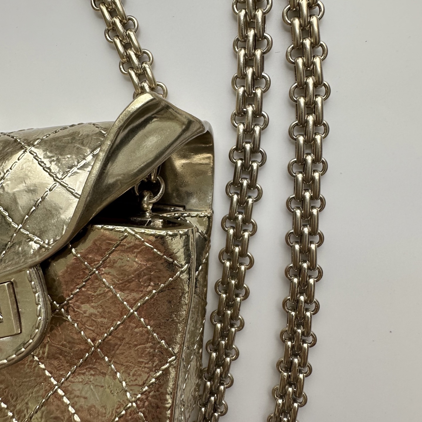 Ch@nel 2.55 Handbag, Lambskin-20CM