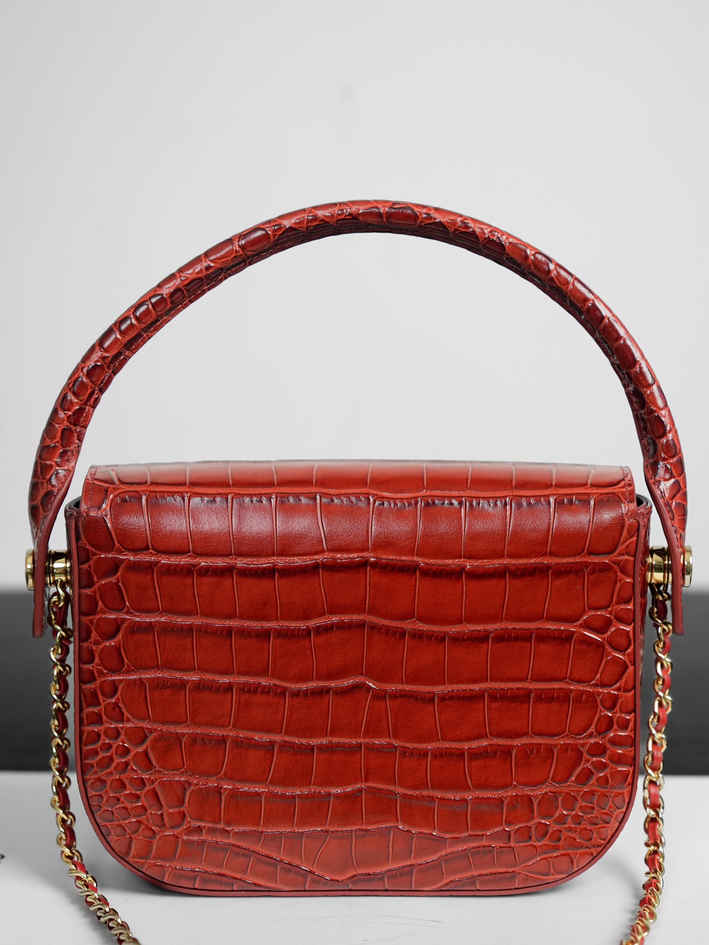 Ch@nel Mini Top Handle "Turn Around" Flap -4.5×19.5×5CM