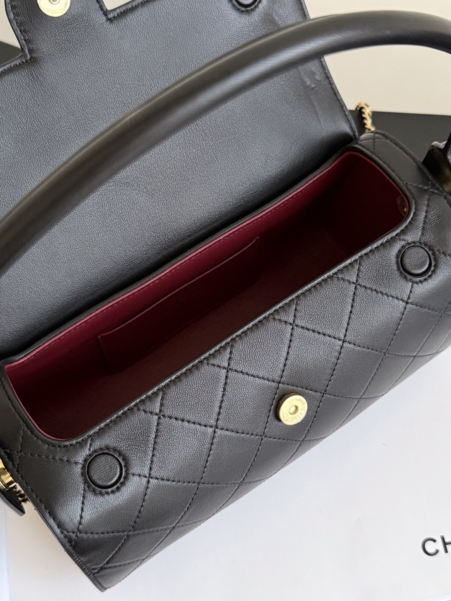 Cha*el Clutch With Chain-11×23×12.5CM