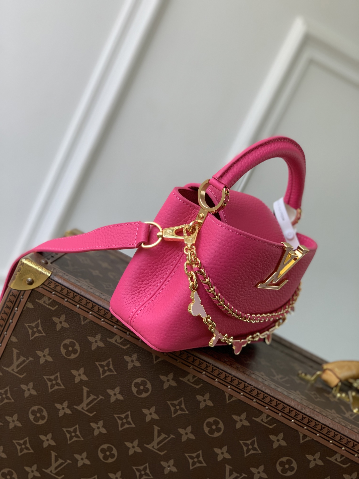 L0vis Vvtt0n Capucines East-West Mini Capucines -M2A379-12 x 22 x 8CM