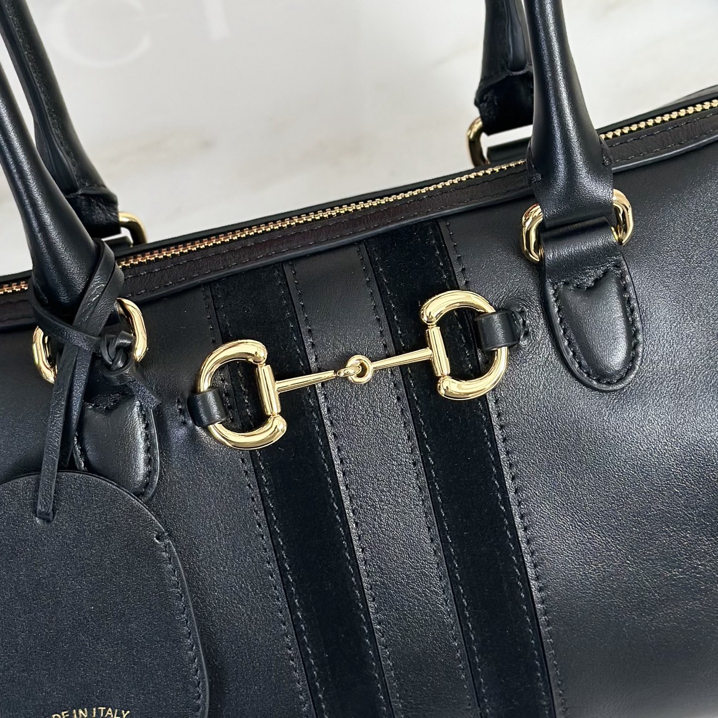 Gvc*1 Borsetto Medium Soston Bag In Black Leather-28*15*10CM
