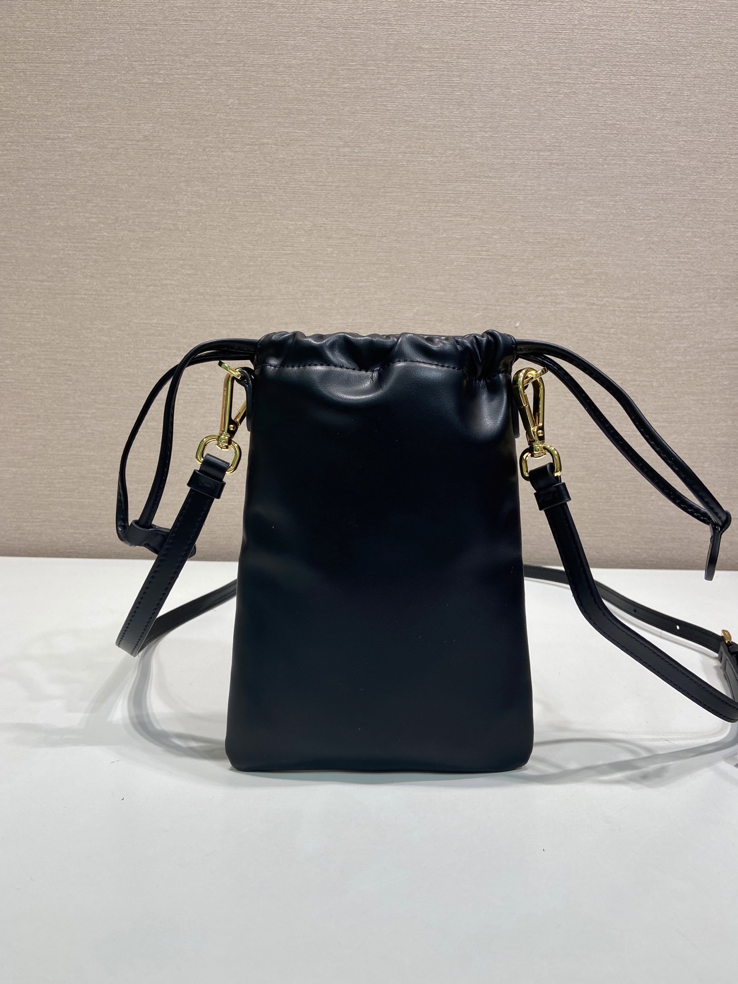 Pra*a leather Phone Bag-1MS017-14*20CM