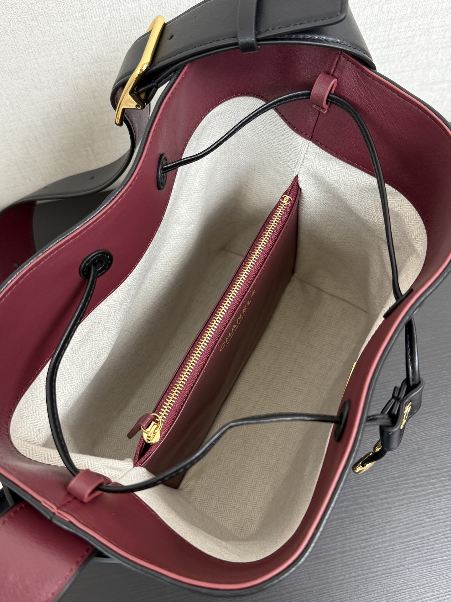 Ch@nel 2026 Medium Bucket Bag-22*23.5*13CM
